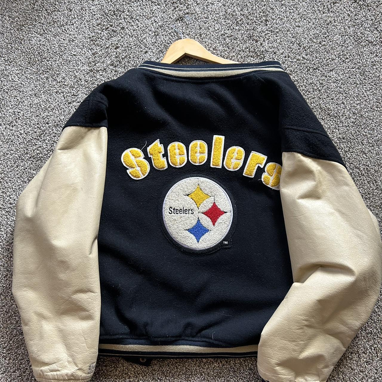 Pittsburgh Steelers 1980s Varsity Jacket - 4x Super - Depop