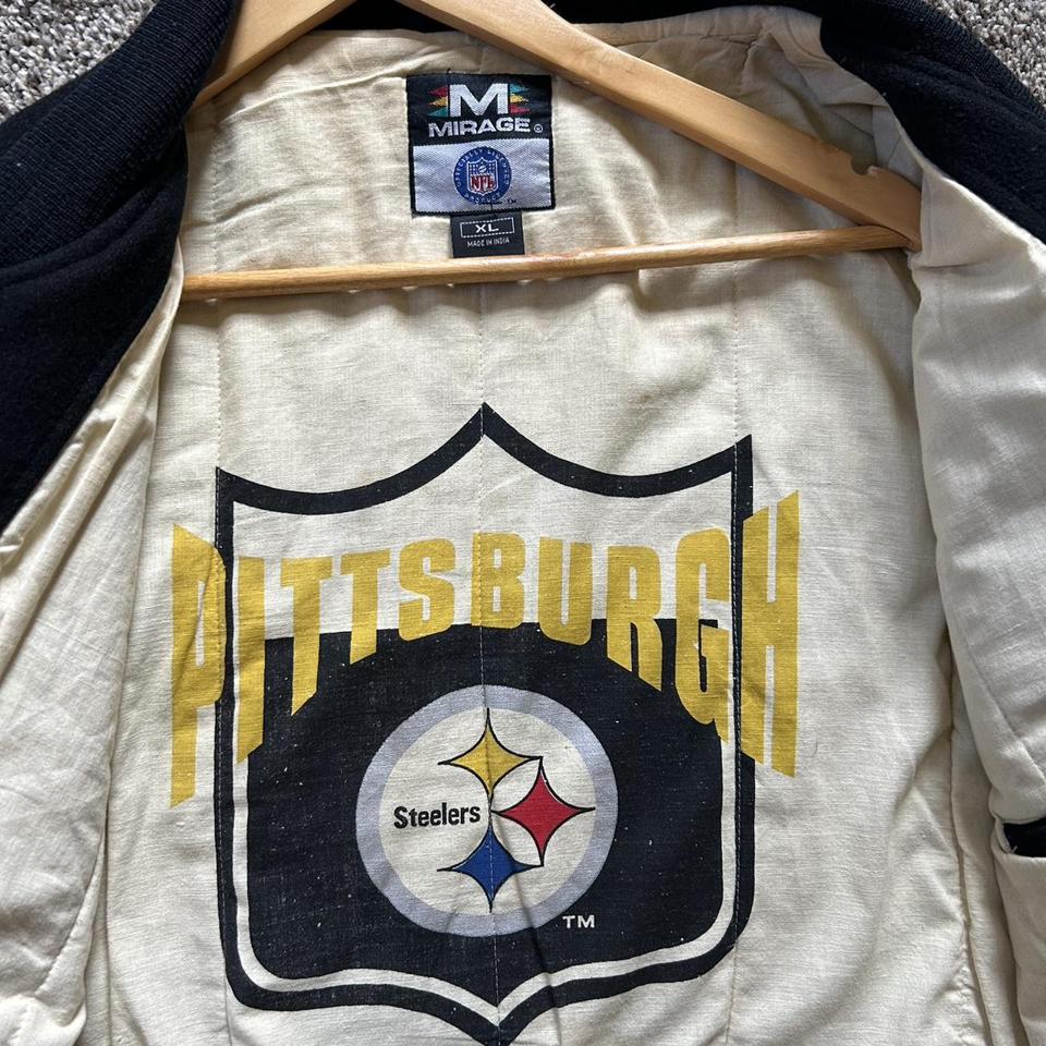 Men's Pittsburgh Steelers Varsity Jacket Size - Depop