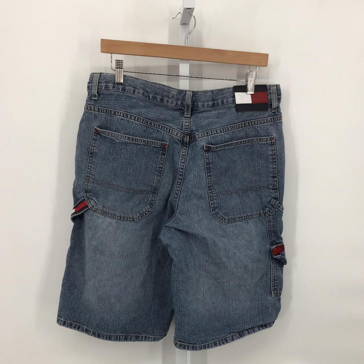 Tommy Hilfiger Cargo style Jorts ️‍🔥 Blue wash denim... - Depop