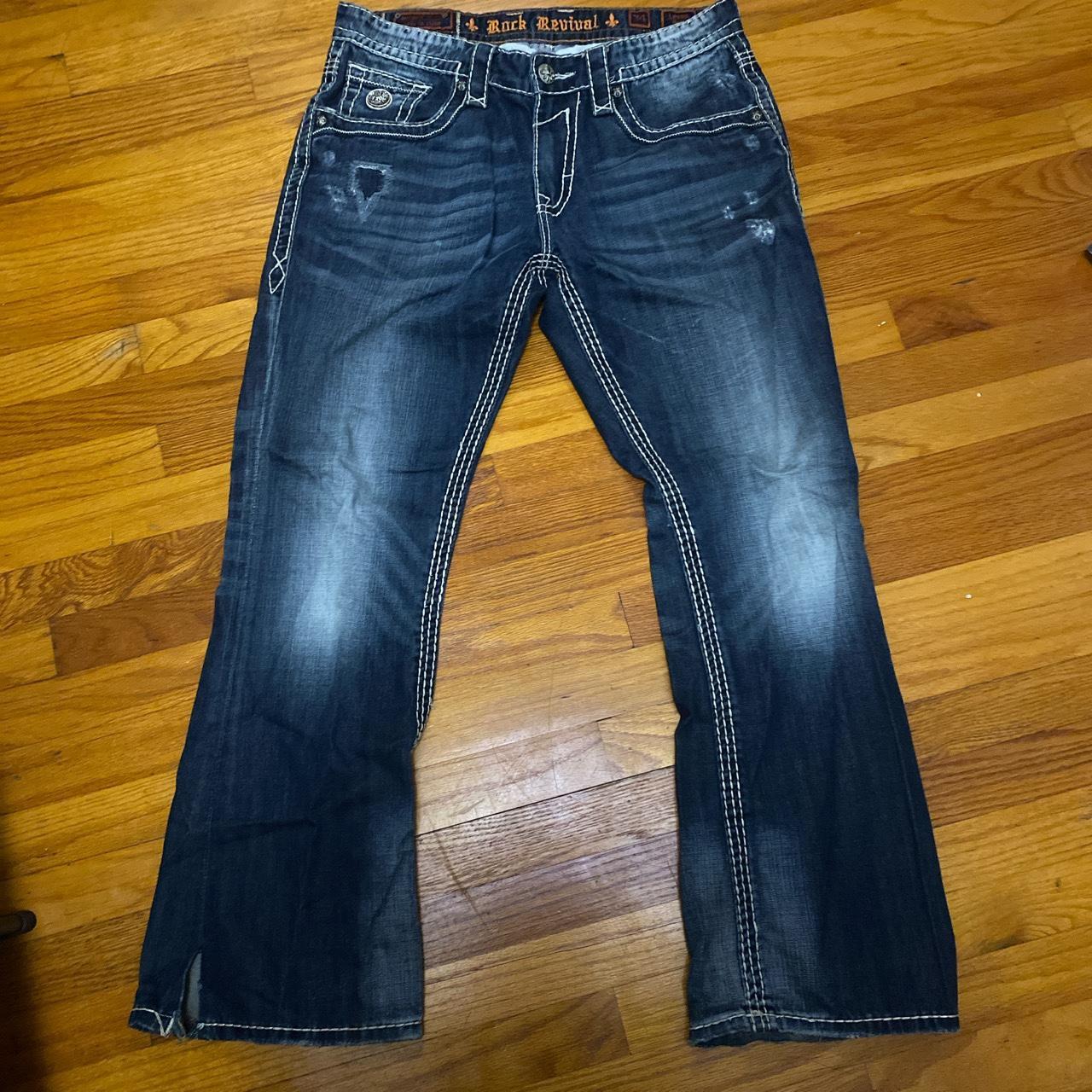 Rock Revival Jeans Bootcut Size 34 from waist to... - Depop