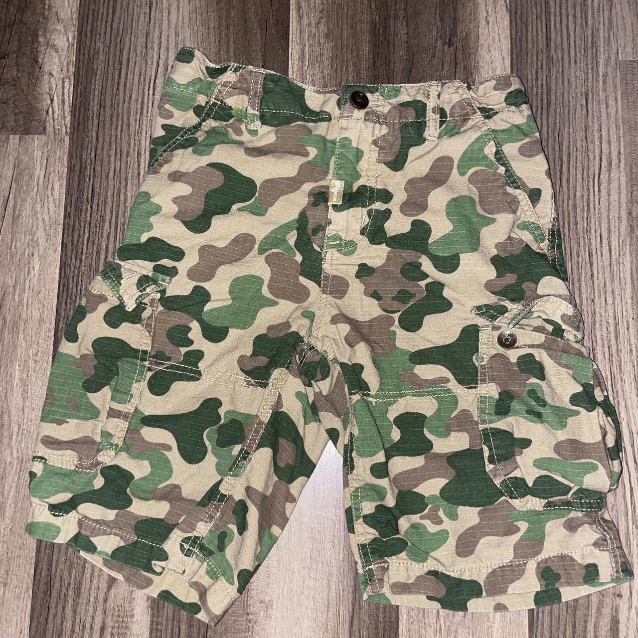 Kids LRG Camo Shorts Size 8 24in Waist 8in Inseam... - Depop