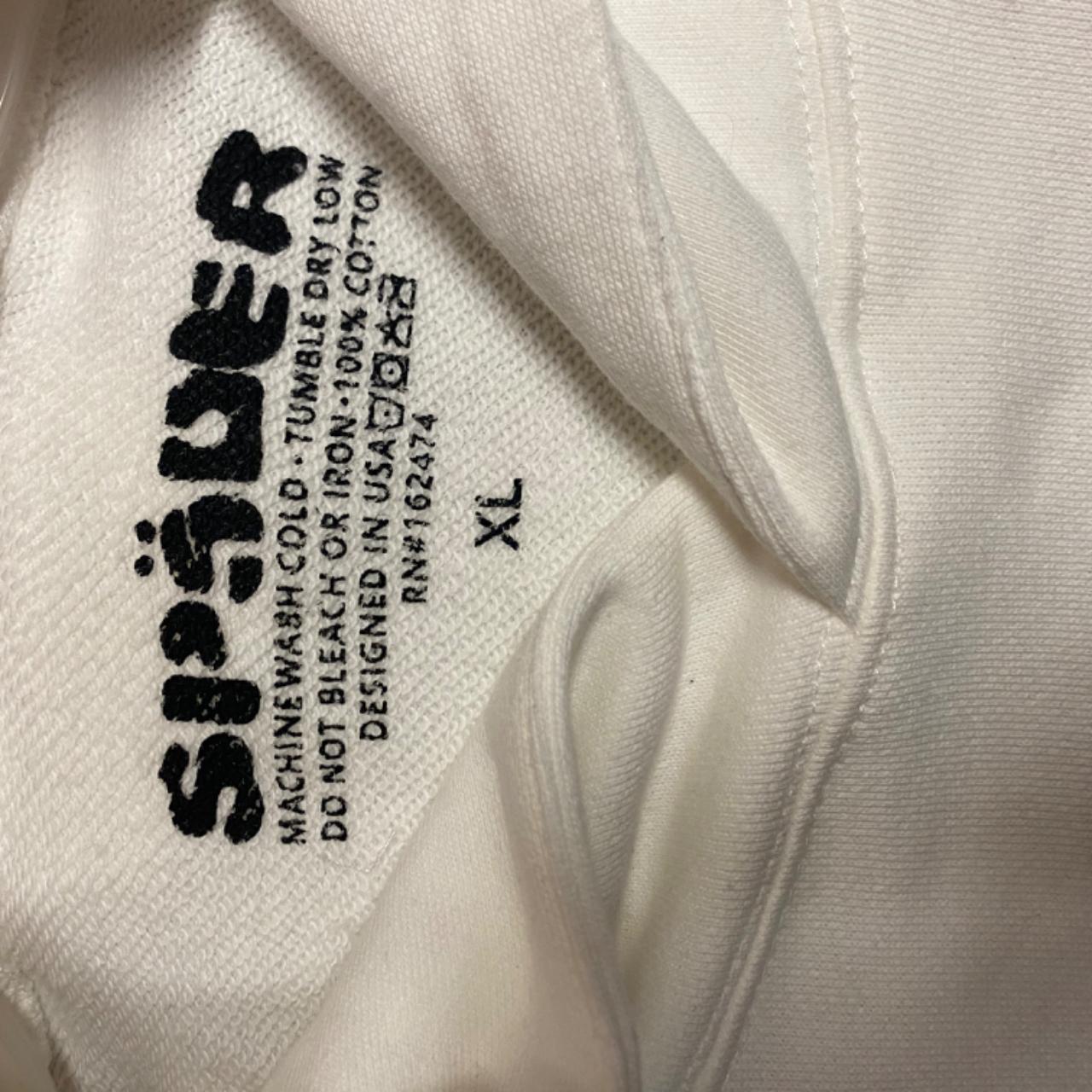 PLEASE MESSAGE WITH OFFERS White Spider Hoodie used... - Depop