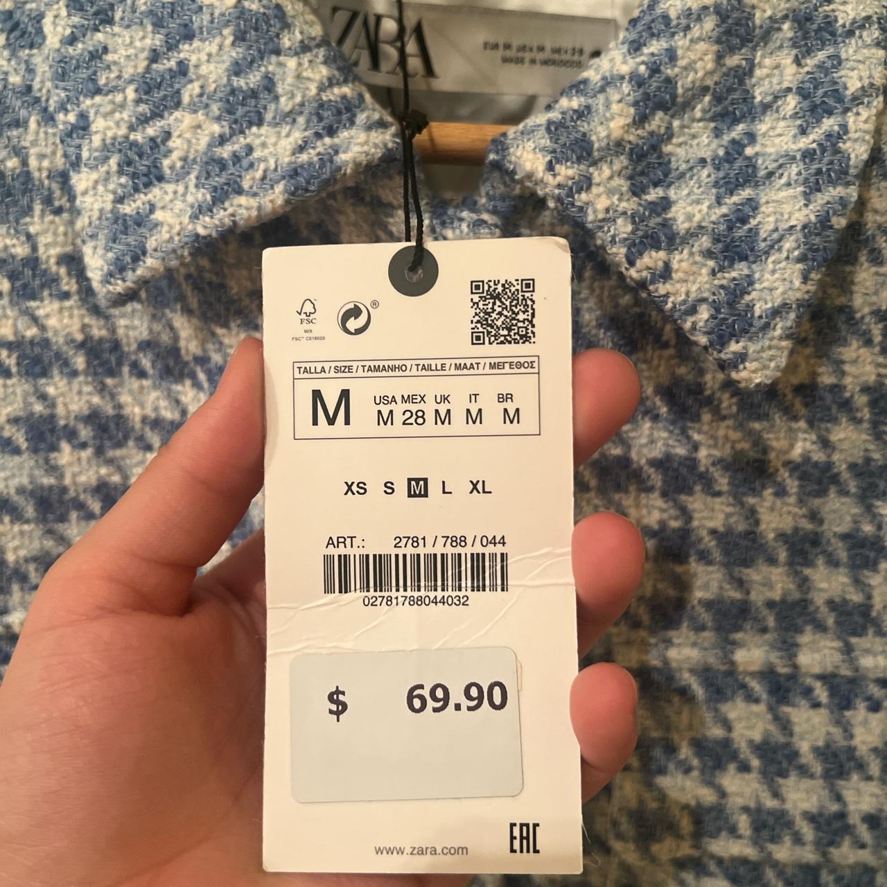 Zara Women's Blue Gilet (3)