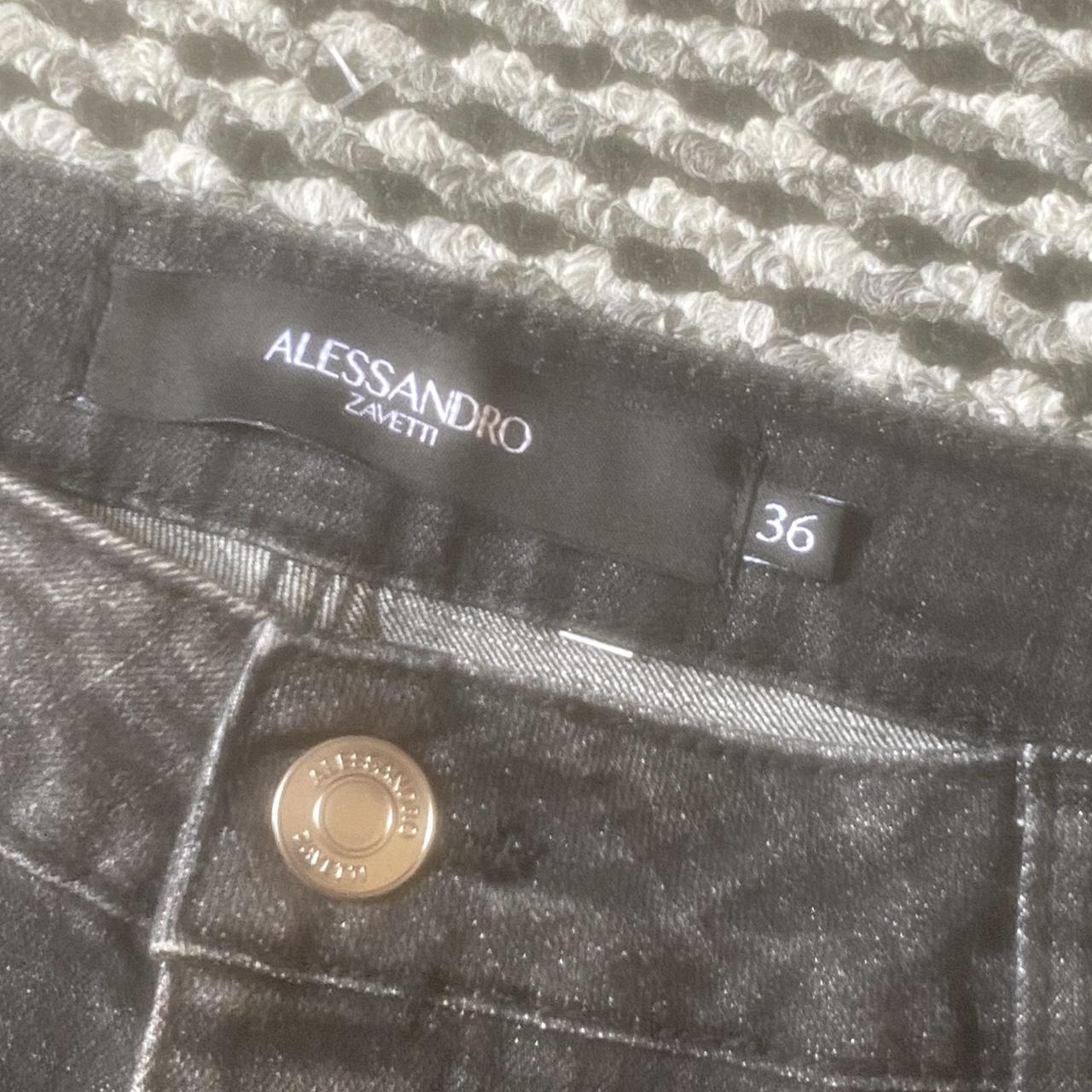 Alessandro Zavetti Giardino Black Wash Tapered Fit... - Depop