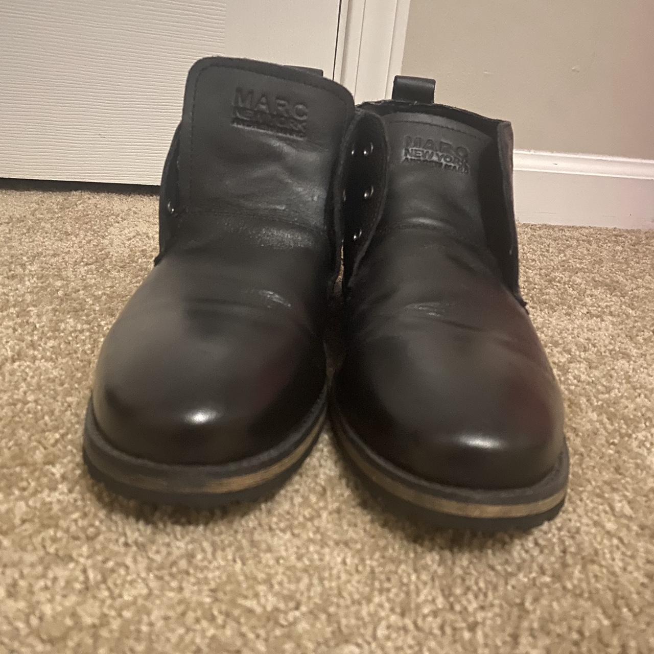 Marc New York Men's Black Boots | Depop