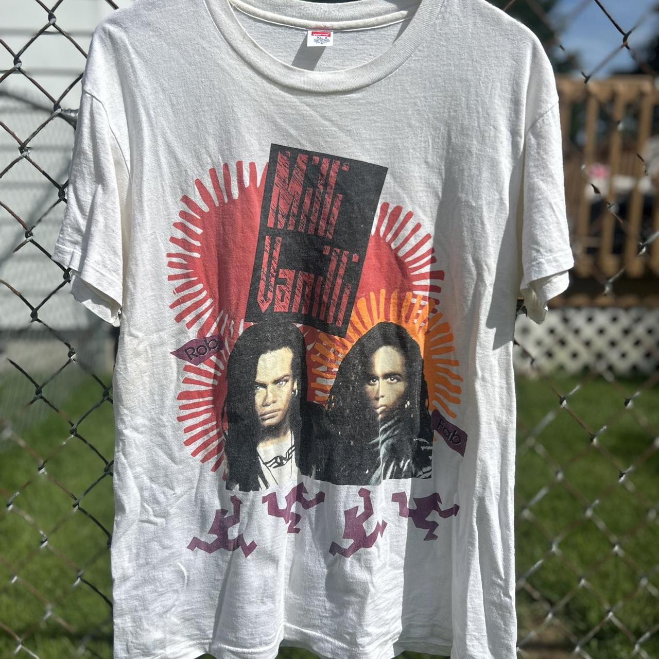 Vintage 1990s milli Vanilli your shirt , Tagged size...