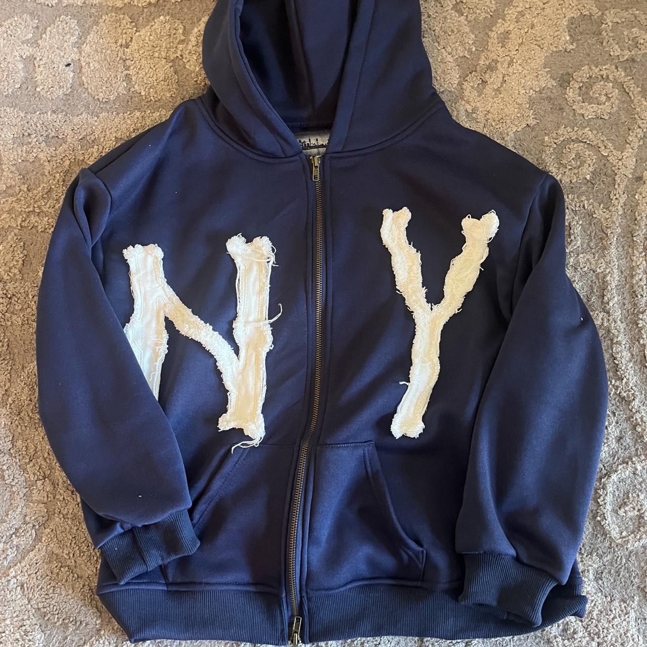 Small NY zip up hoodie DM me to choose the color you... Depop
