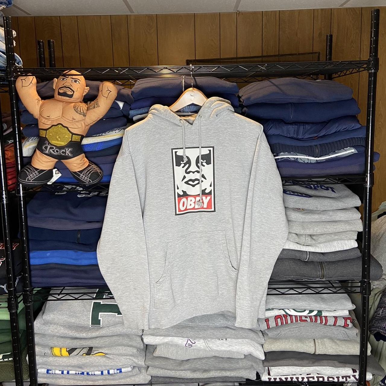 Obey hoodie Measurements 27x22 1/2 Good condition... Depop