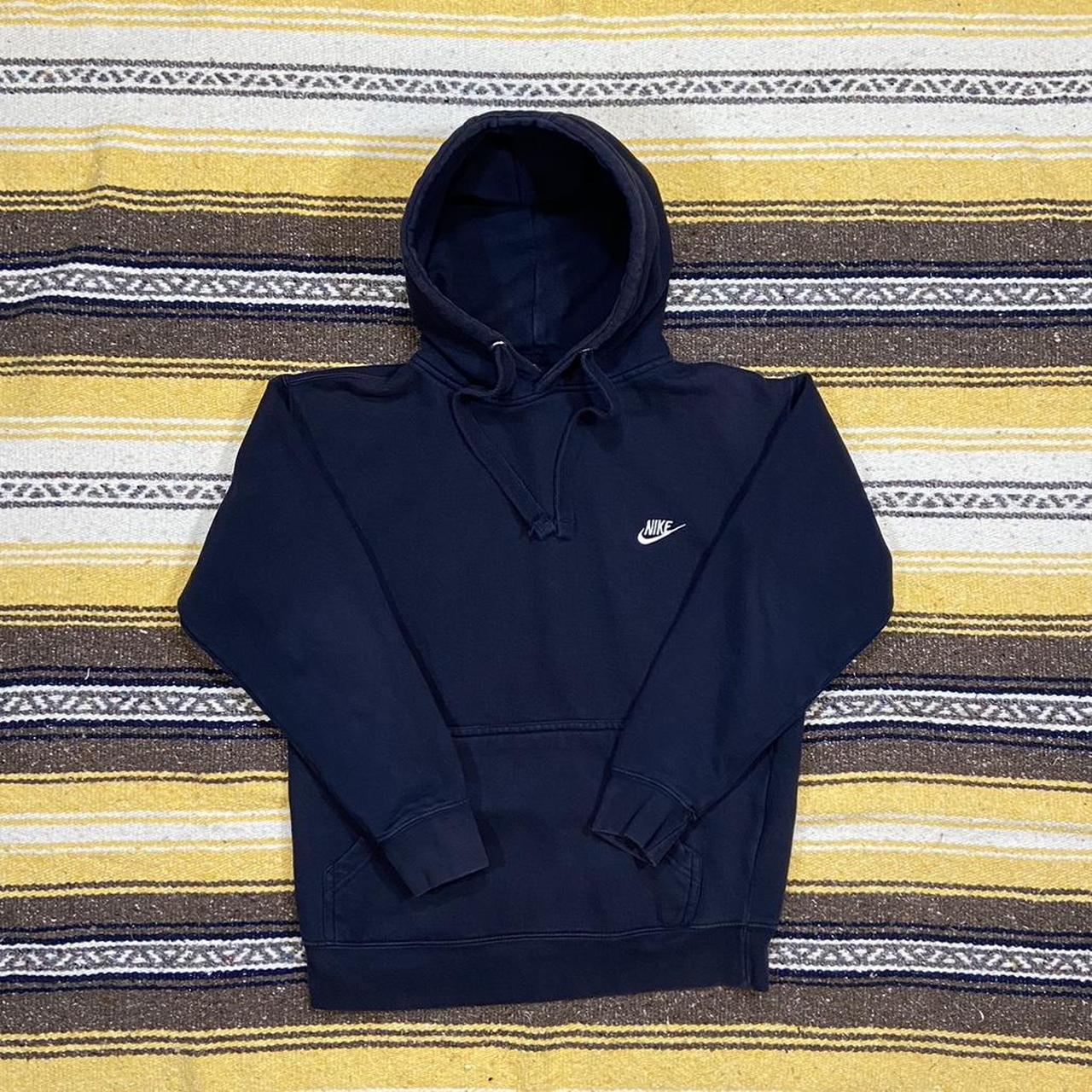 mens nike hoodie navy blue