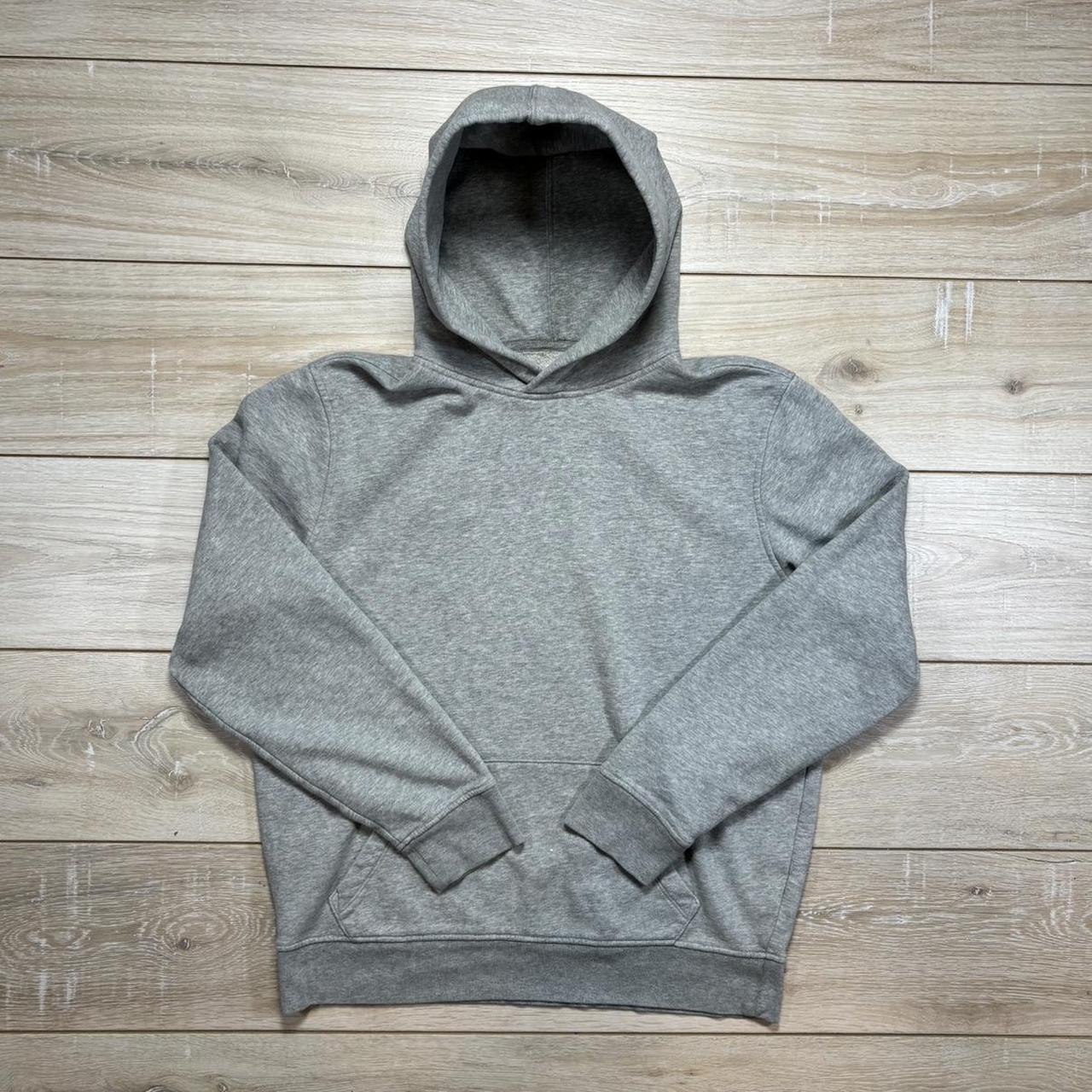 GAP Grey Blank hoodie Good condition / Minor flaws... - Depop