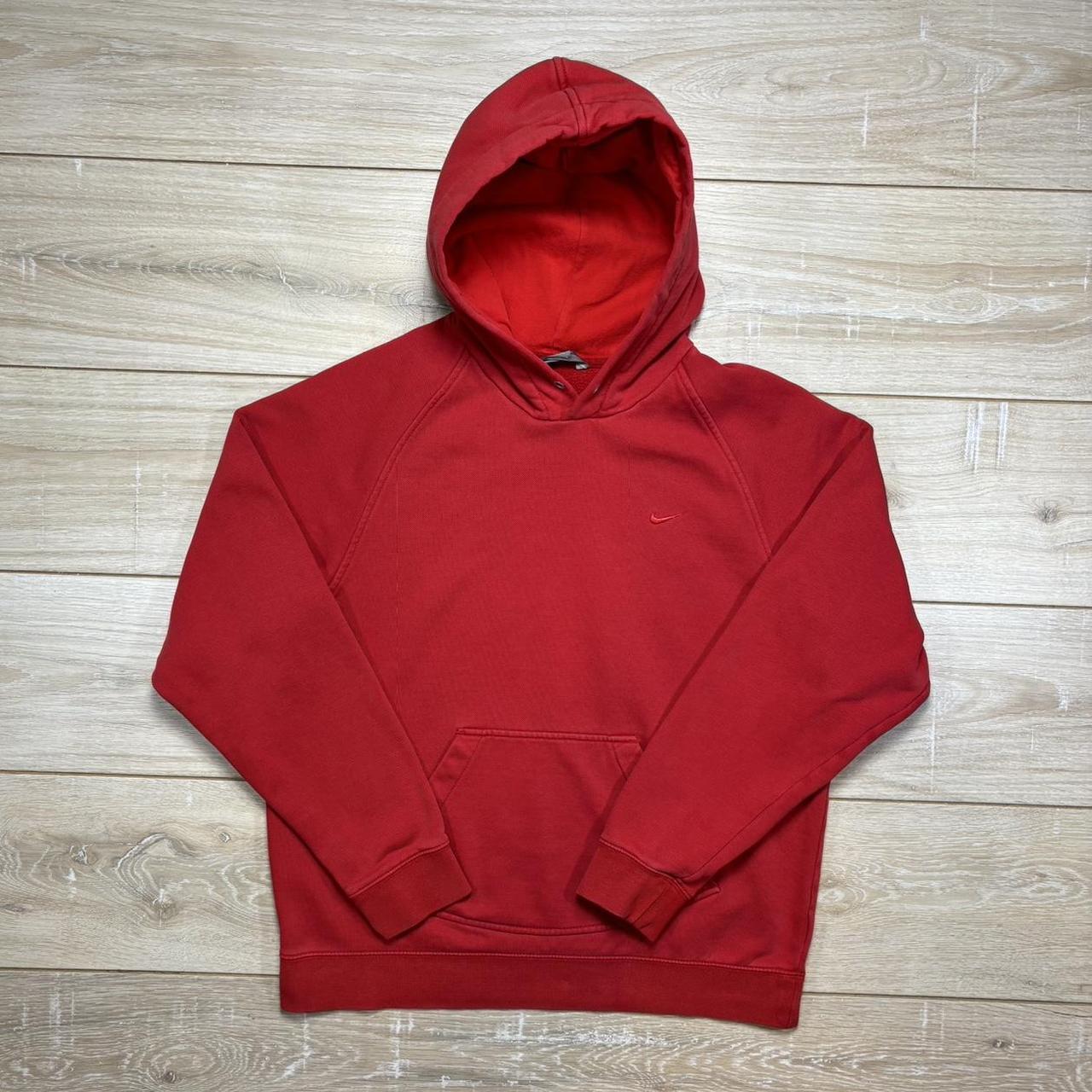 Vintage Y2K Red Nike hoodie Good condition / No... - Depop