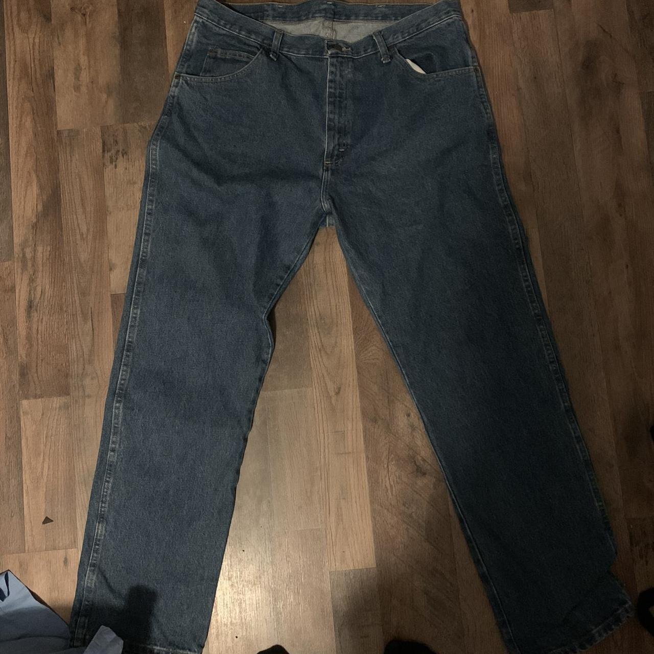 wrangler jeans 38 x 32 great condition if need... - Depop