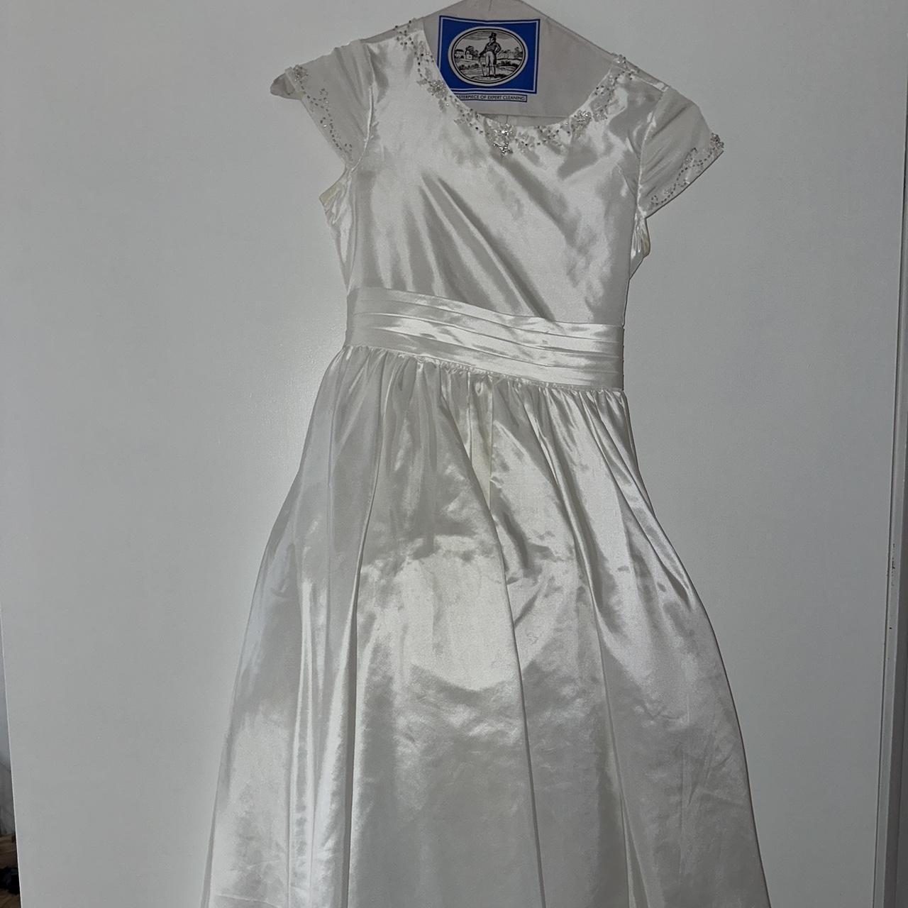 Lauren Marie white size 10 communion dress Depop