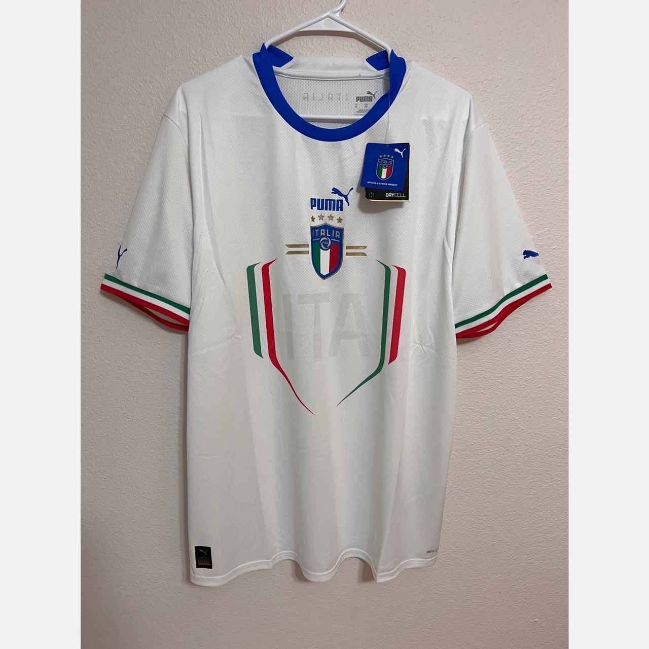 BNWT Puma 2022 ITALY ITALIA Away White Soccer Jersey Football Shirt 765650