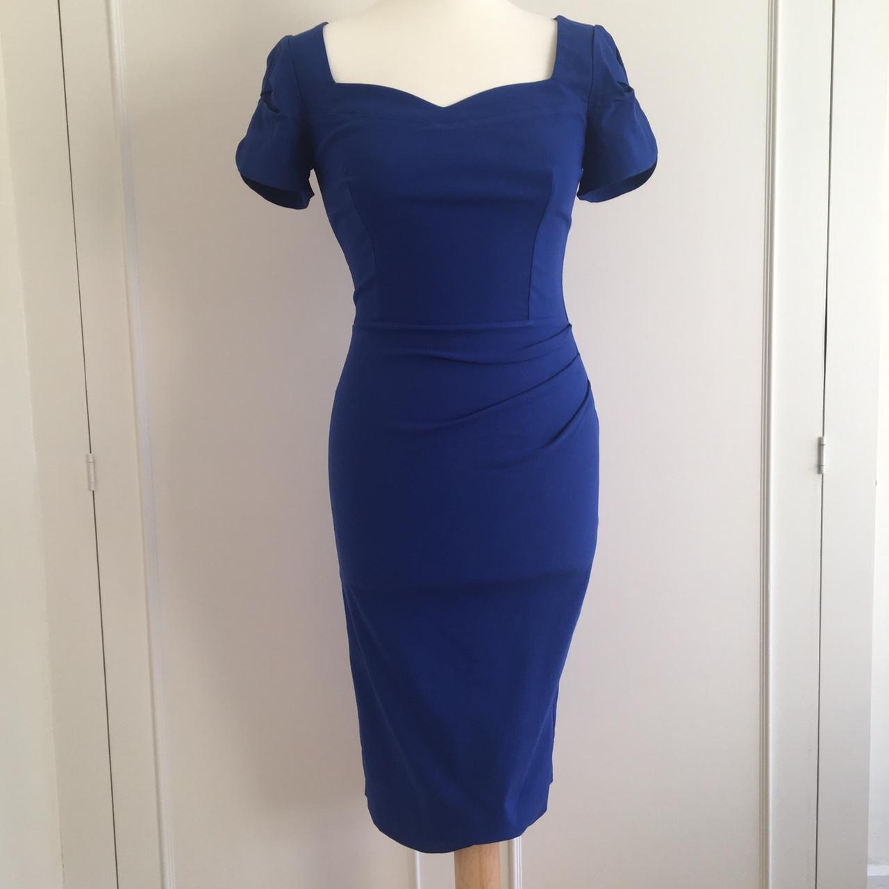 Cobalt blue Diva dress. Beautiful shape and colour,... - Depop