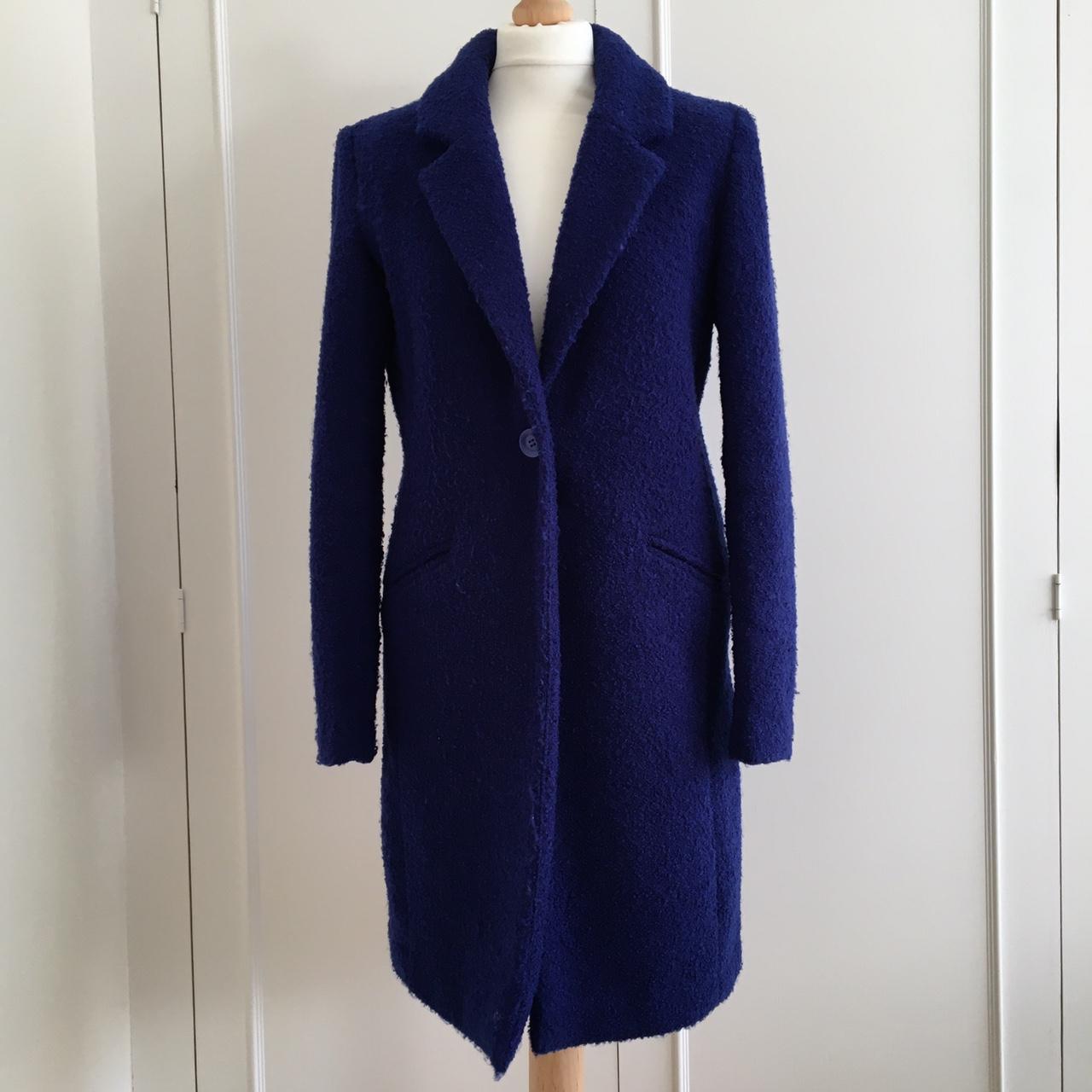 Cobalt blue coat by Therapy. Excellent condition. Depop