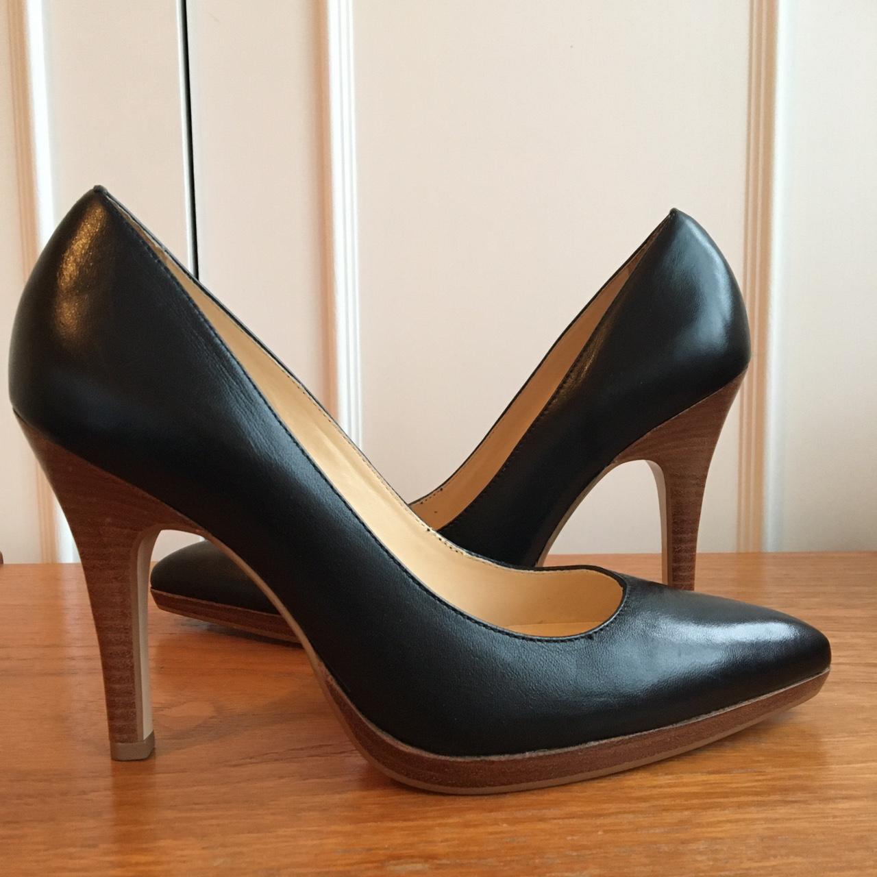 Faith shoes, with contrast heel and platform. 4 inch... - Depop