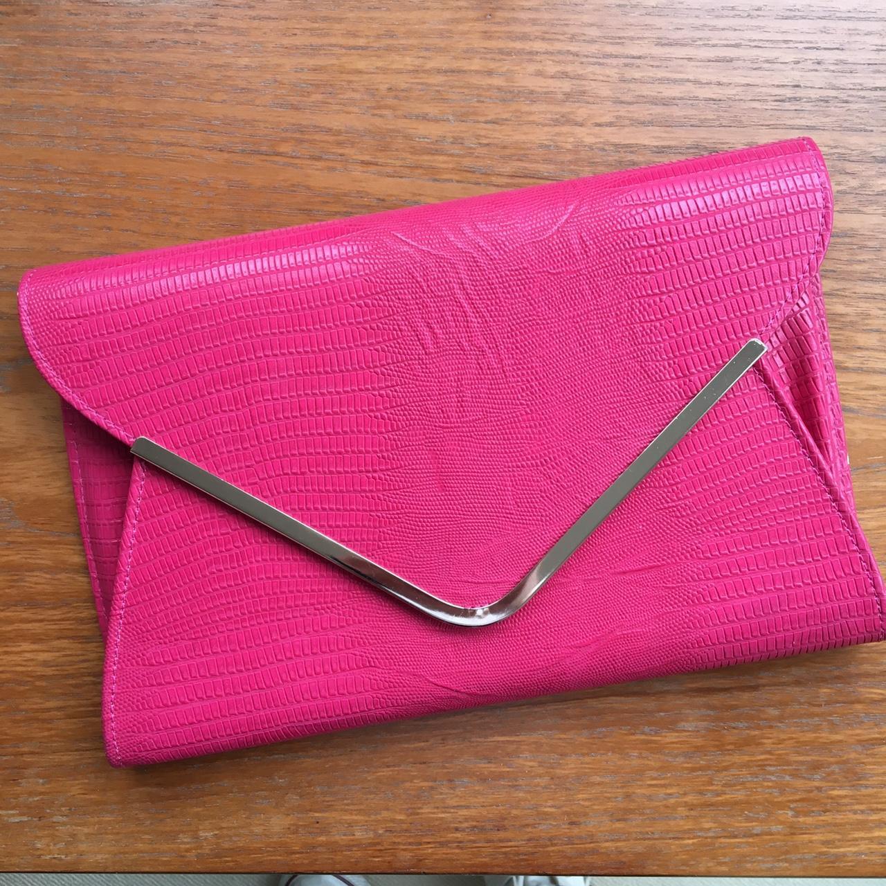 Pink Koko bag. Faux leather, crocodile print,... Depop