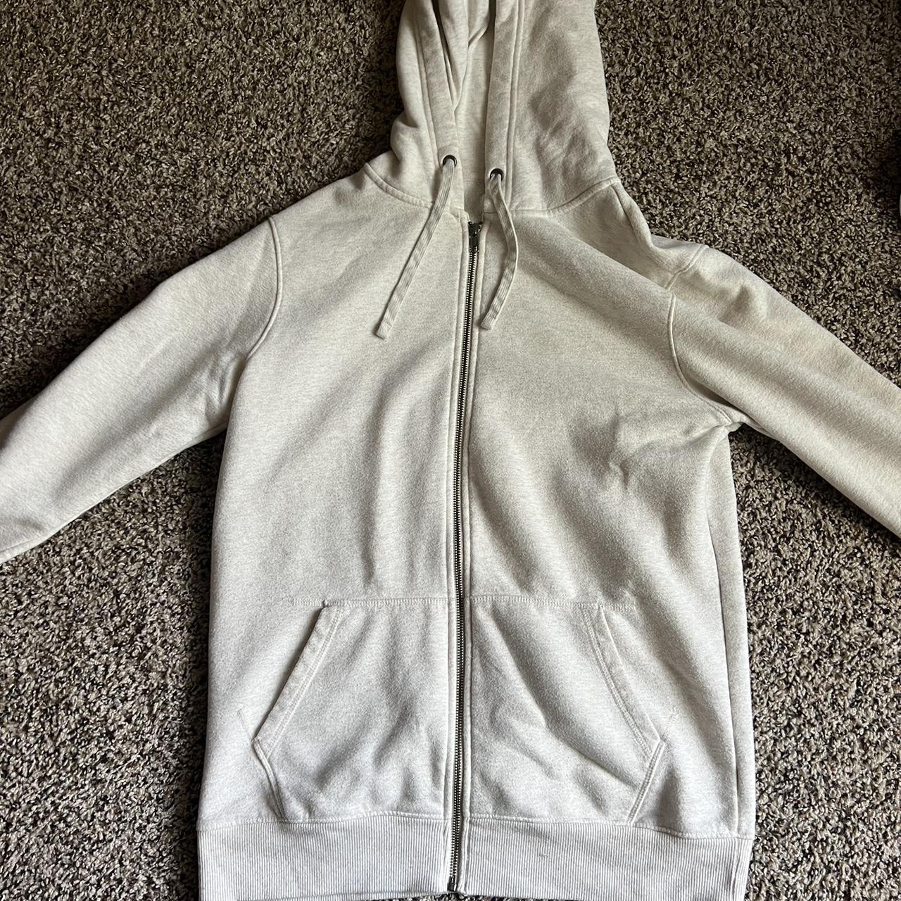 Cream colored Goodfellow zip up, great condition... Depop
