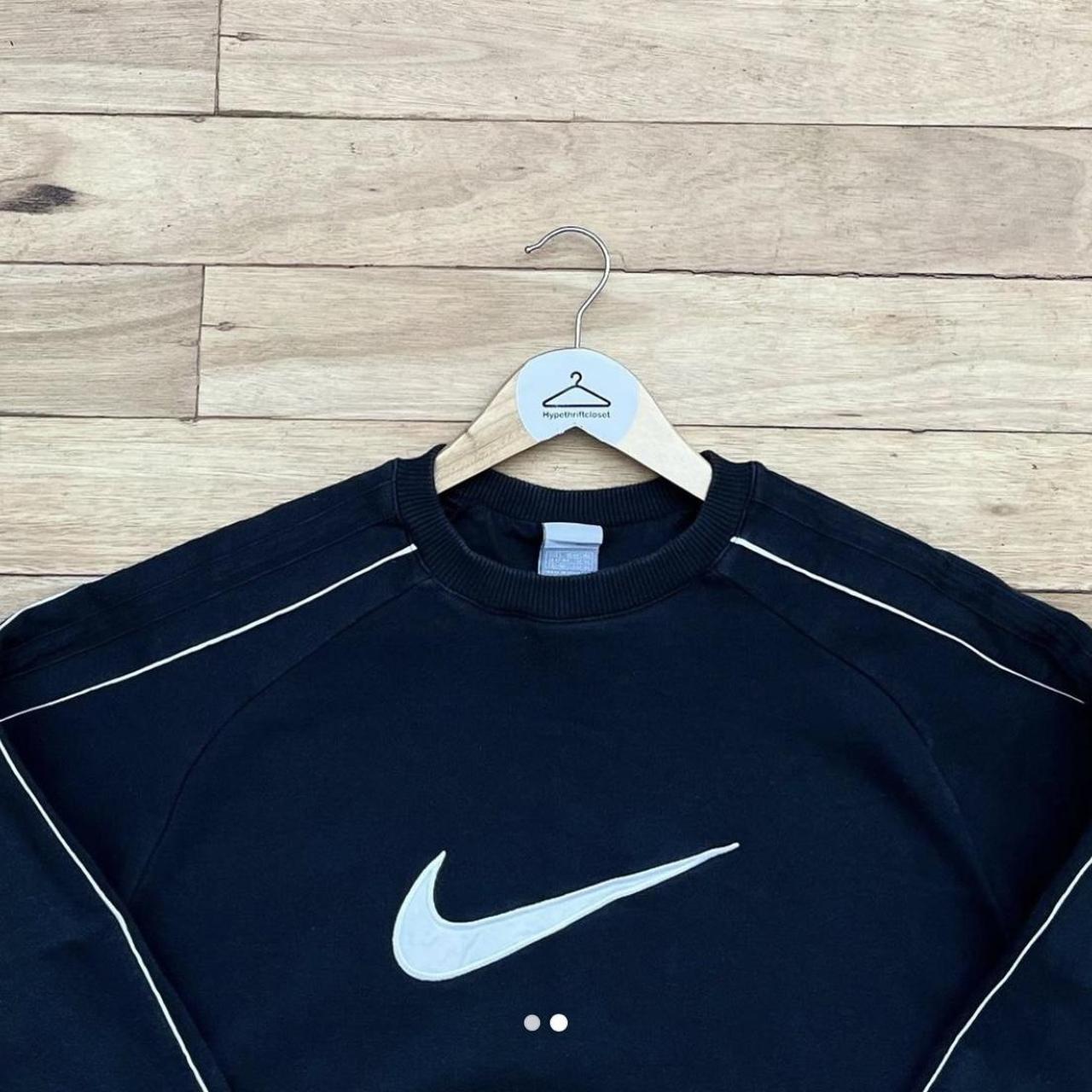 mens nike jumper black