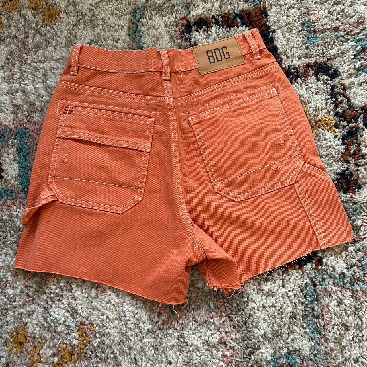 Women's Orange Shorts Depop