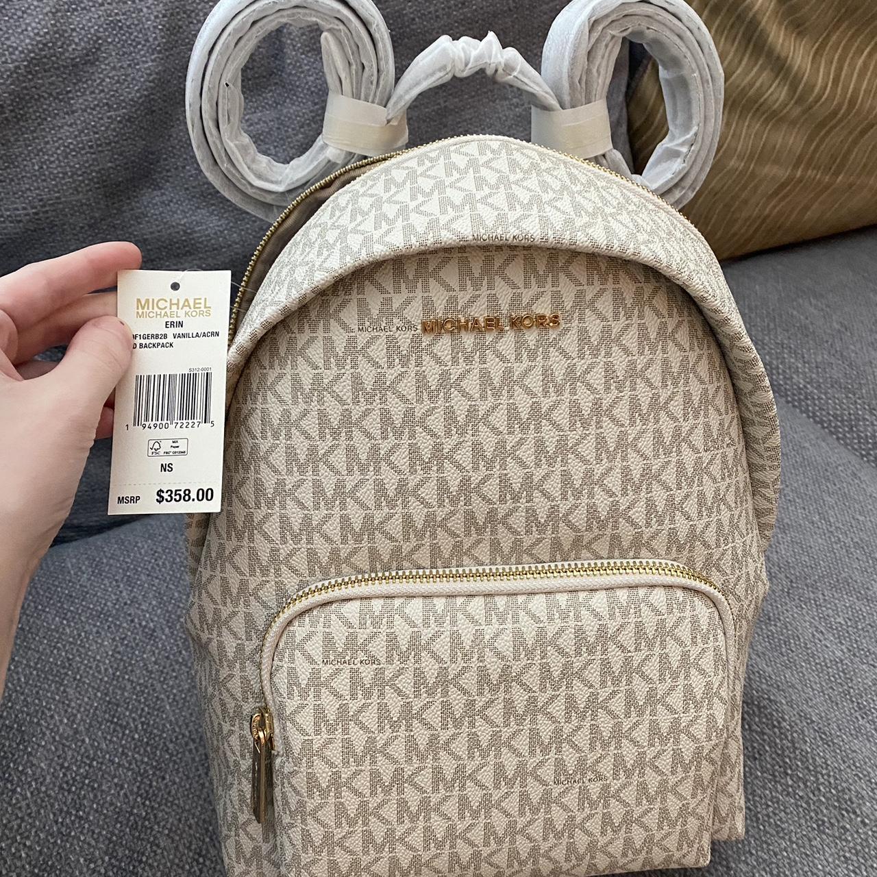 Michael kors vanilla backpack best sale