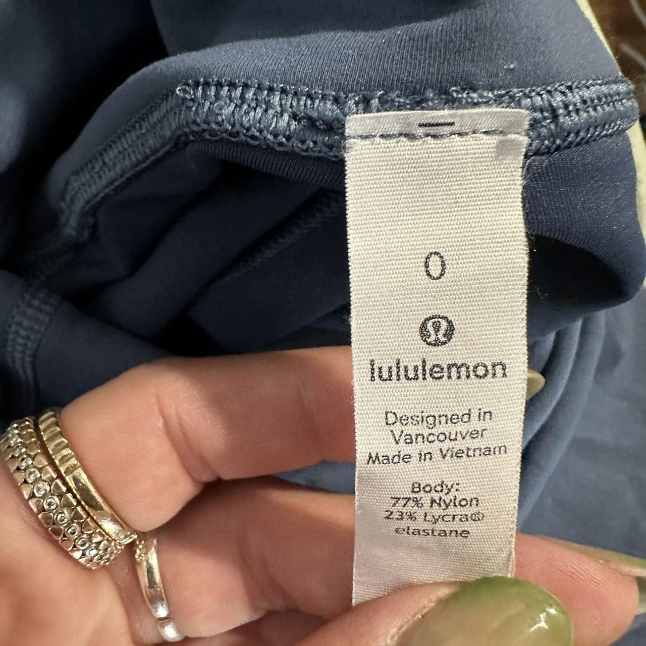 Lululemon leggings, Size 0!, Inseam is 23 inches and