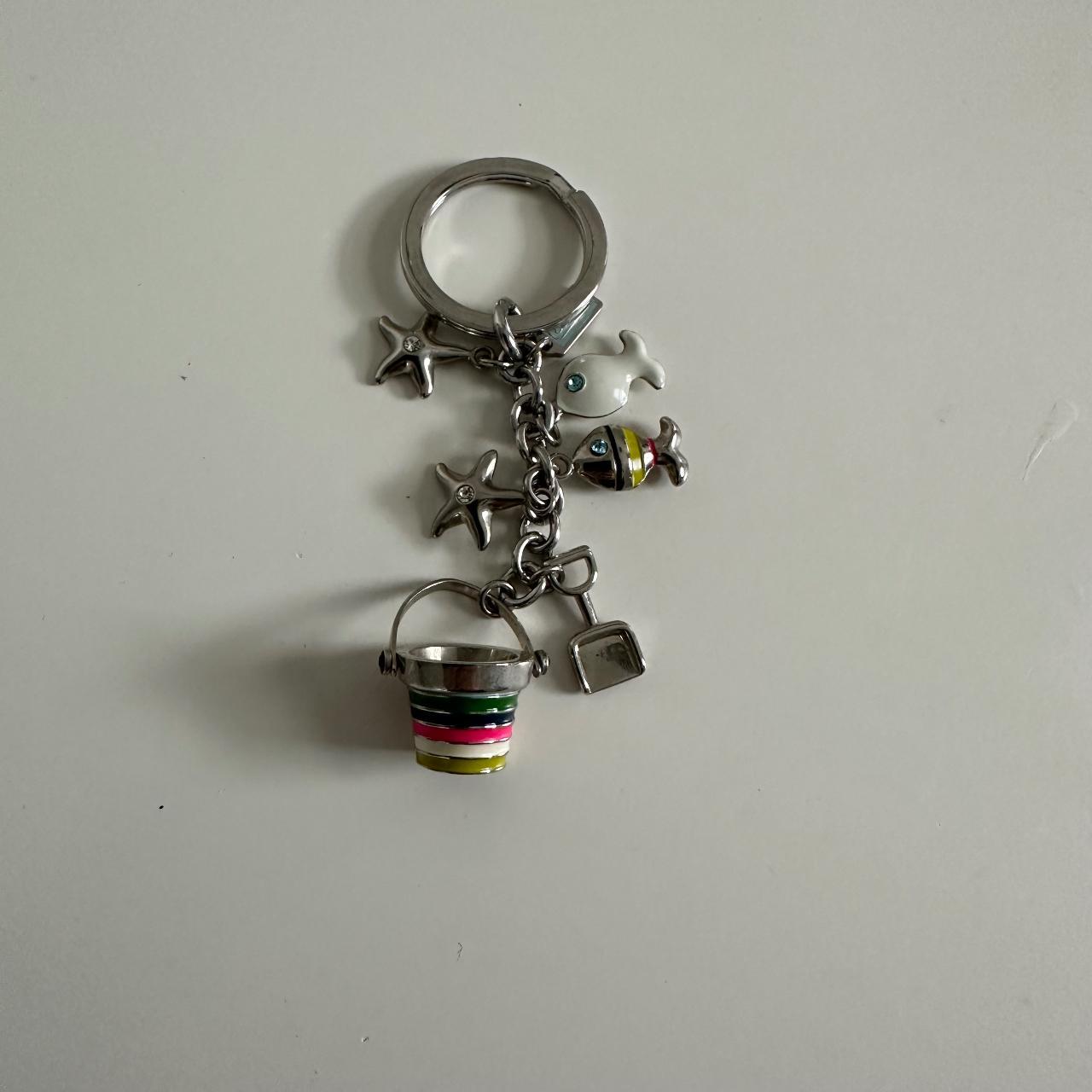 Coach outlet Legacy Summer Themed Keychain