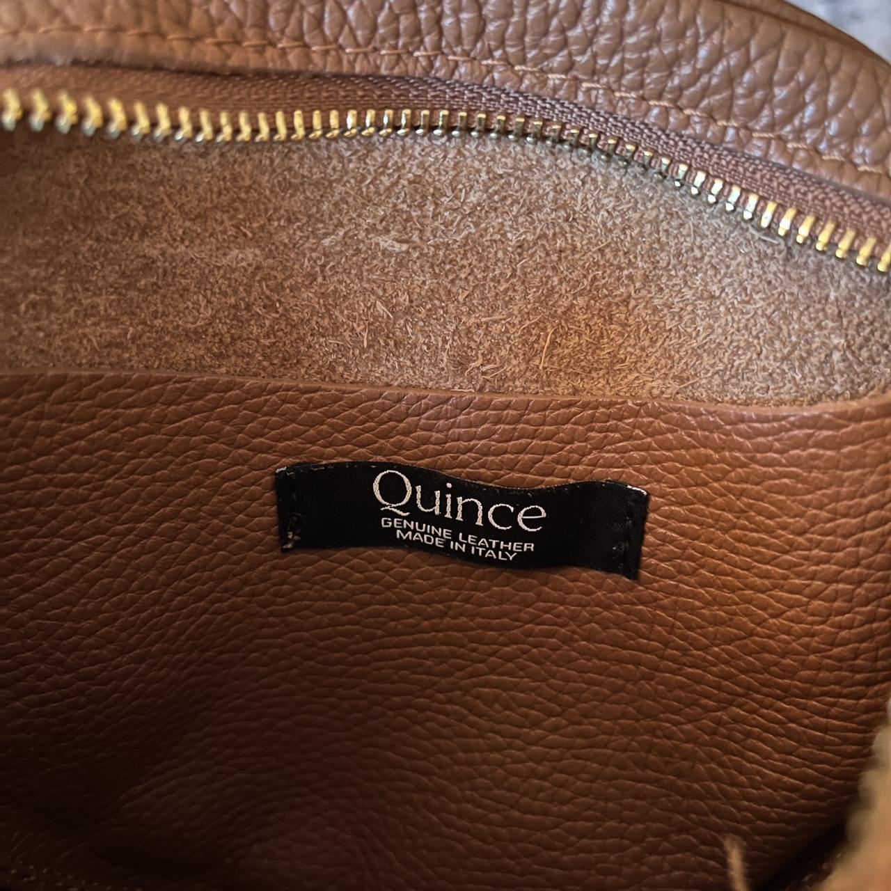 Quince Italian leather cross body bag Great neutral... Depop