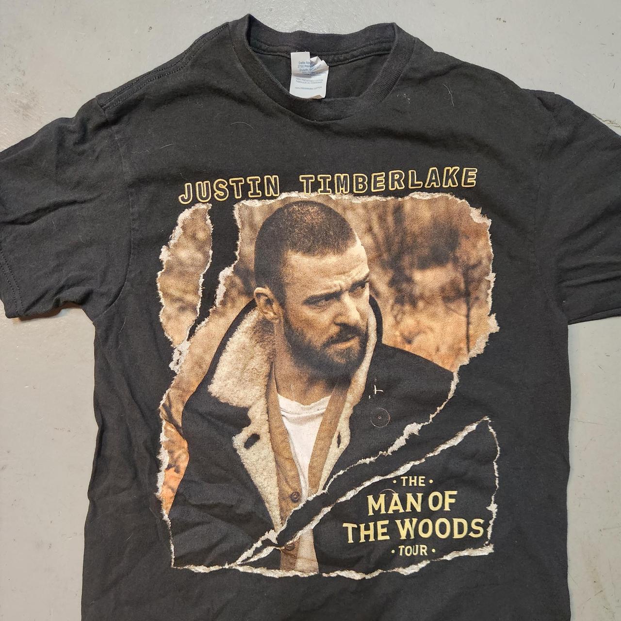 man of the woods tour t shirt