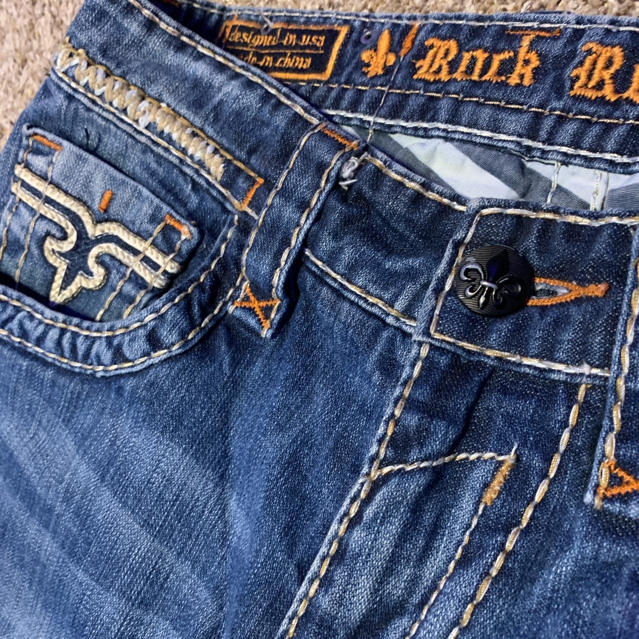 Affliction Style Rock Revival Jeans 31 x 28 ON HOLD... - Depop