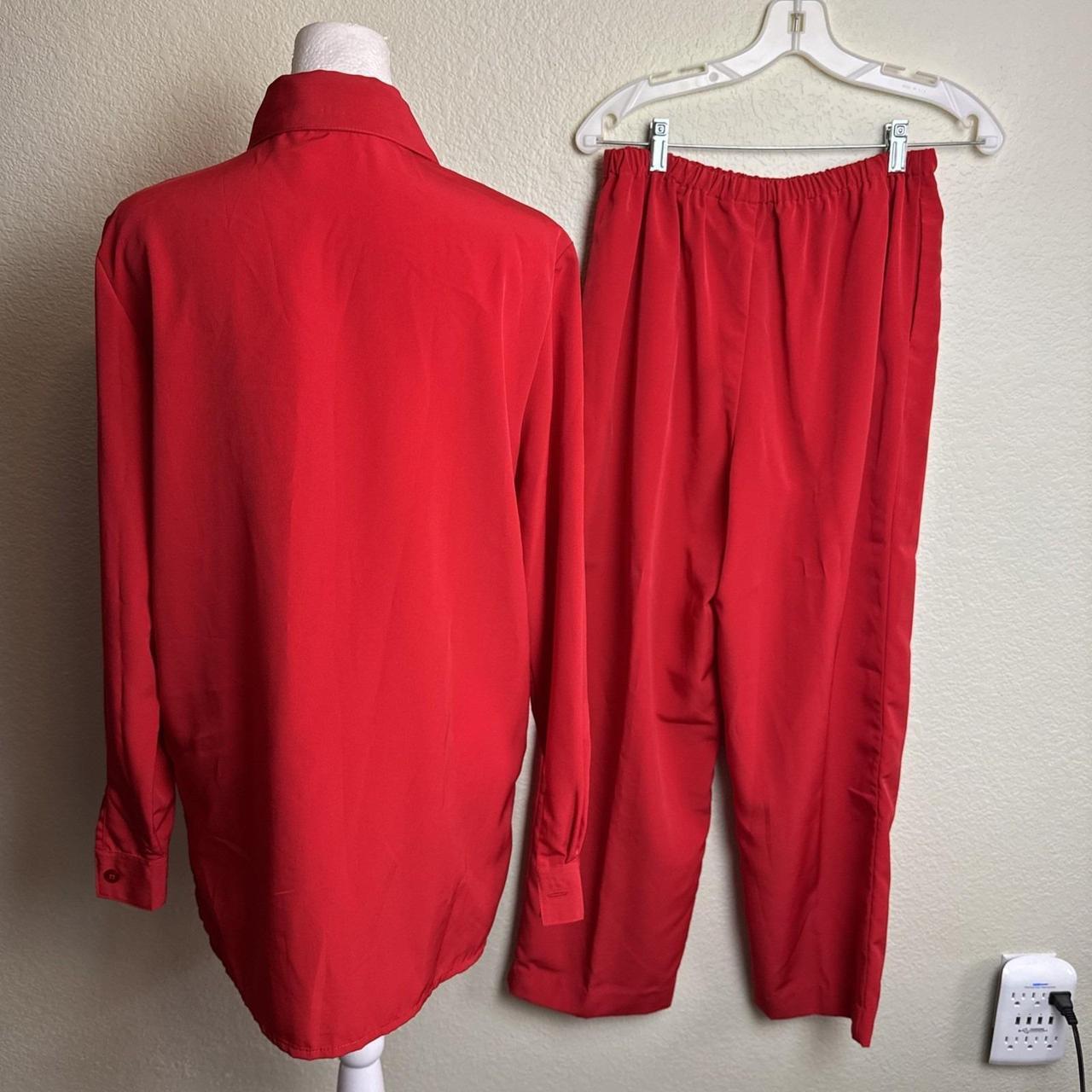 Basic Editions Women's Pants - Red - 10 – Basic E… - image 3