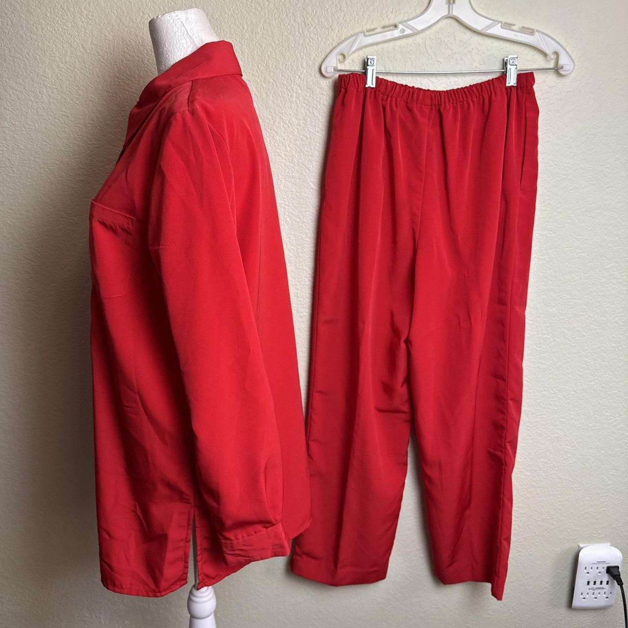 Basic Editions Women's Pants - Red - 10 – Basic E… - image 4