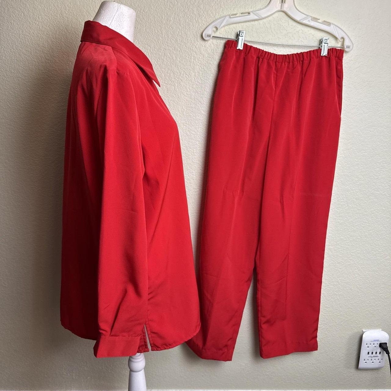 Basic Editions Women's Pants - Red - 10 – Basic E… - image 2