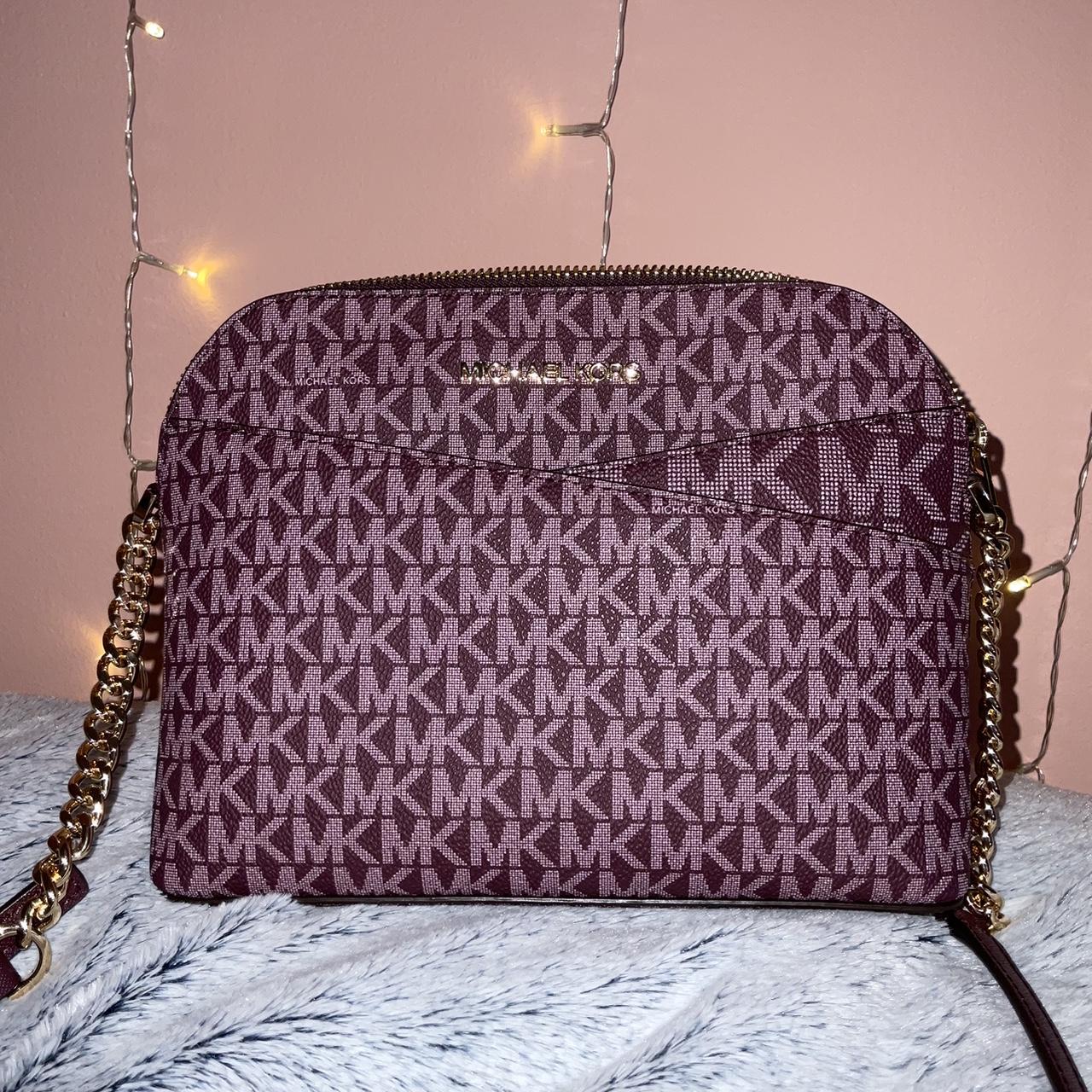 Michael Kors Women`s Lilac Clutch Bag Bedford Purple Leather Lavender | - Michael  Kors bag Michael Bedford - Exterior: Lavender | Fash Direct