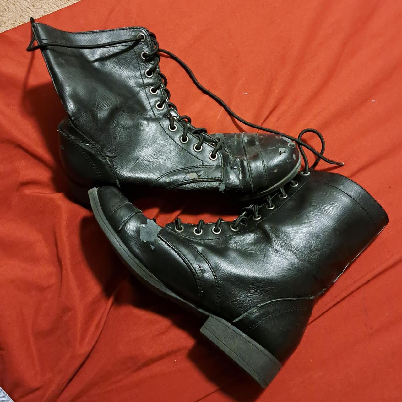 Louis Vuitton combat boot. Only worn twice. Selling - Depop