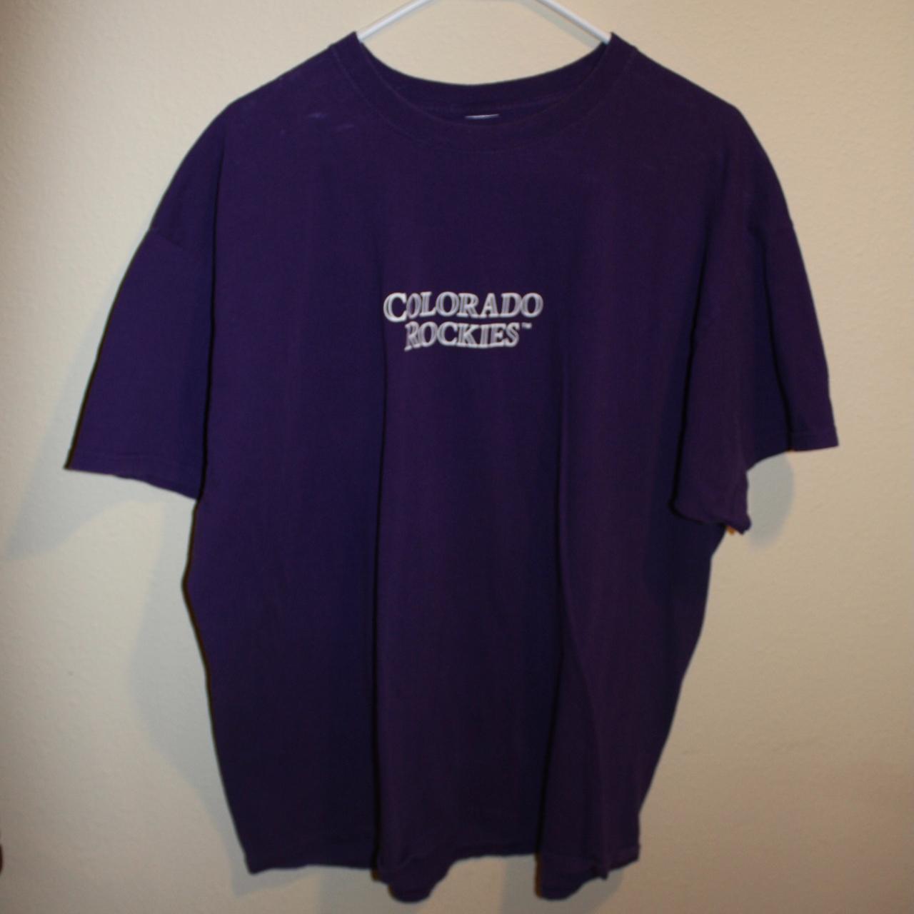 Colorado Rockies Baseball Women's T Shirt Campus - Depop