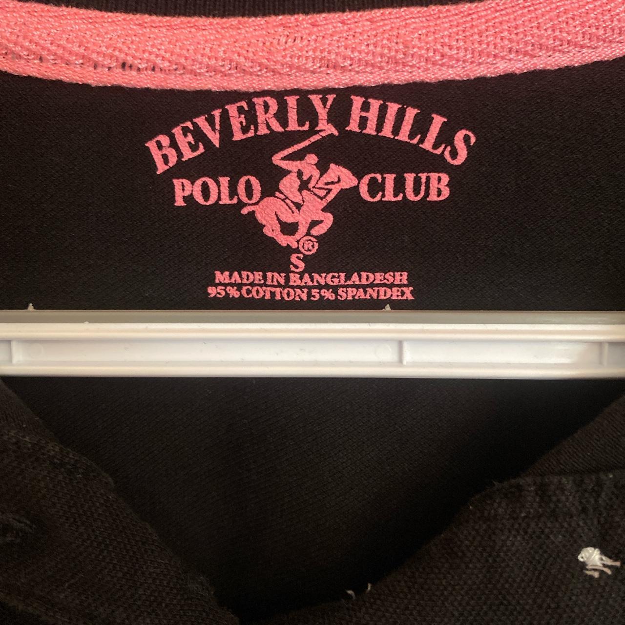 Beverly Hills Polo Club Women's Black and Pink Polo-shirts (3)