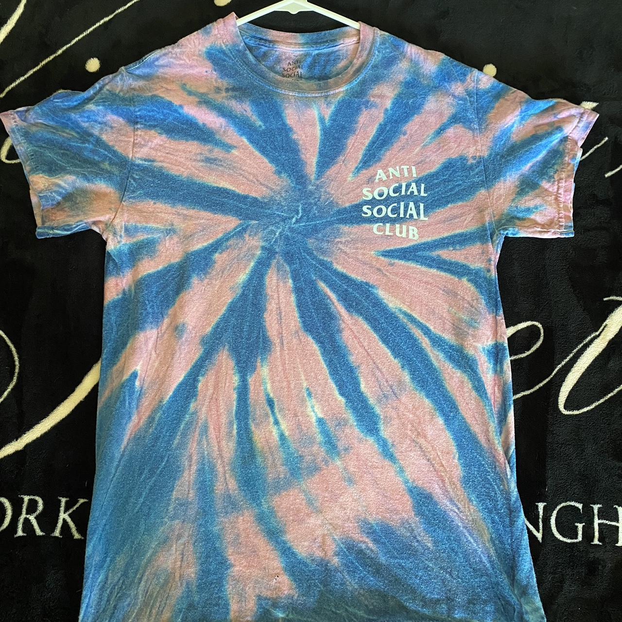 Anti social social club tie online dye