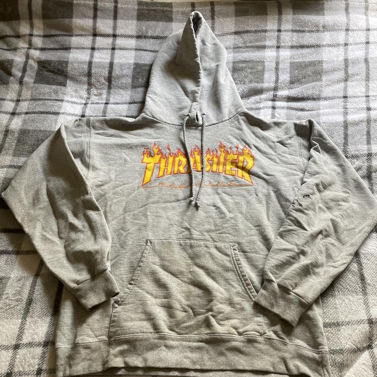 Womens grey thrasher hoodie sale