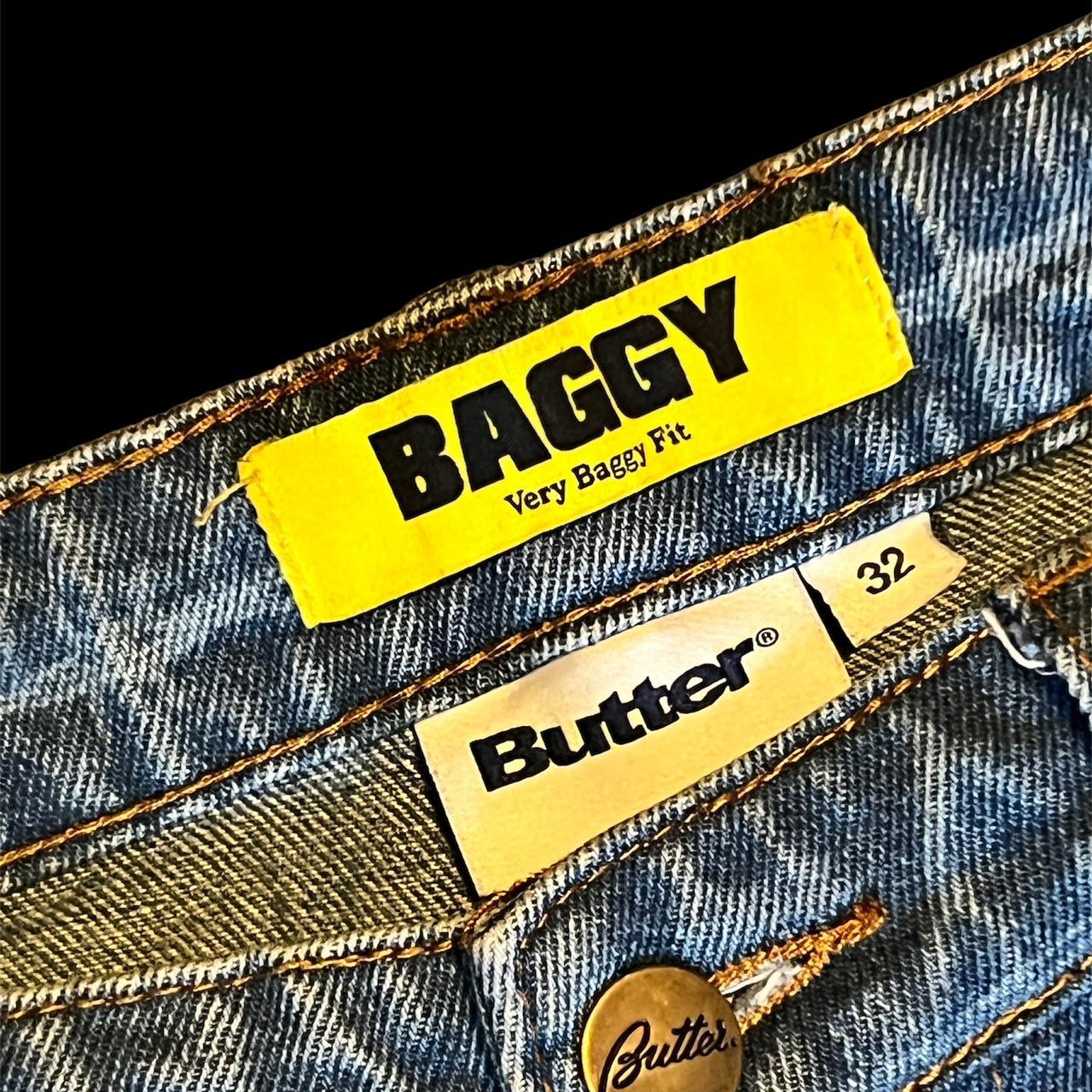 Butter Goods Baggy barbed wire jeans size... Depop