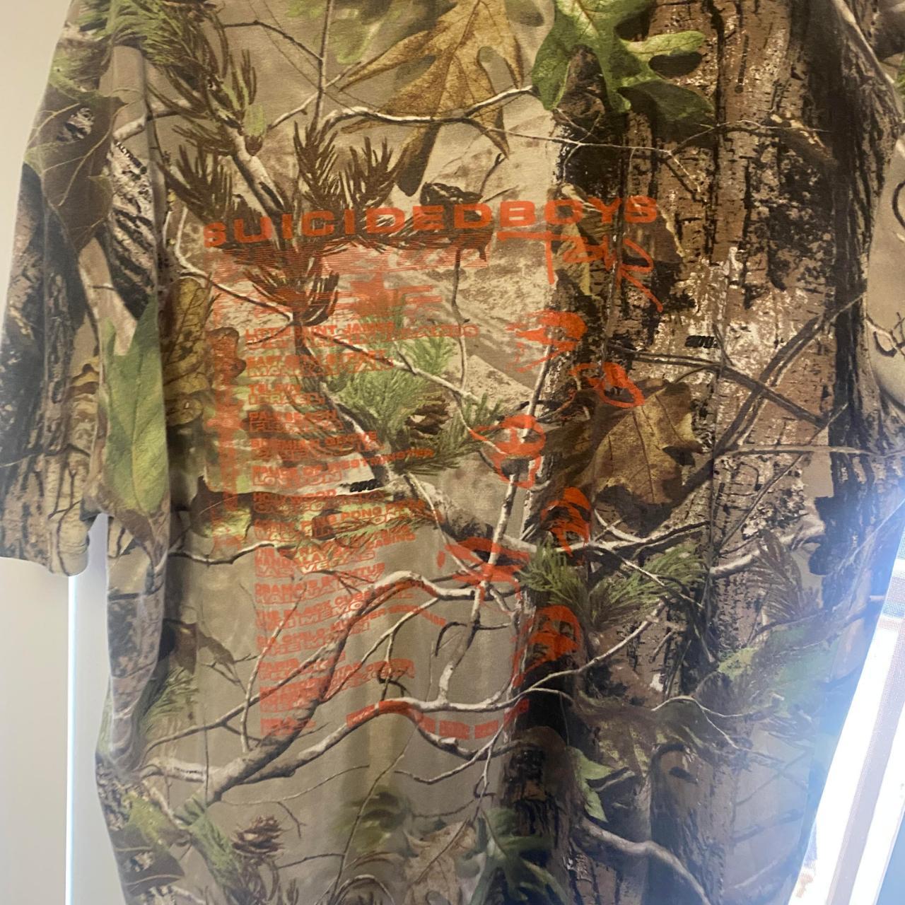 MDE/Sam Hyde RIP Epstein realtree camo shirt, print... - Depop