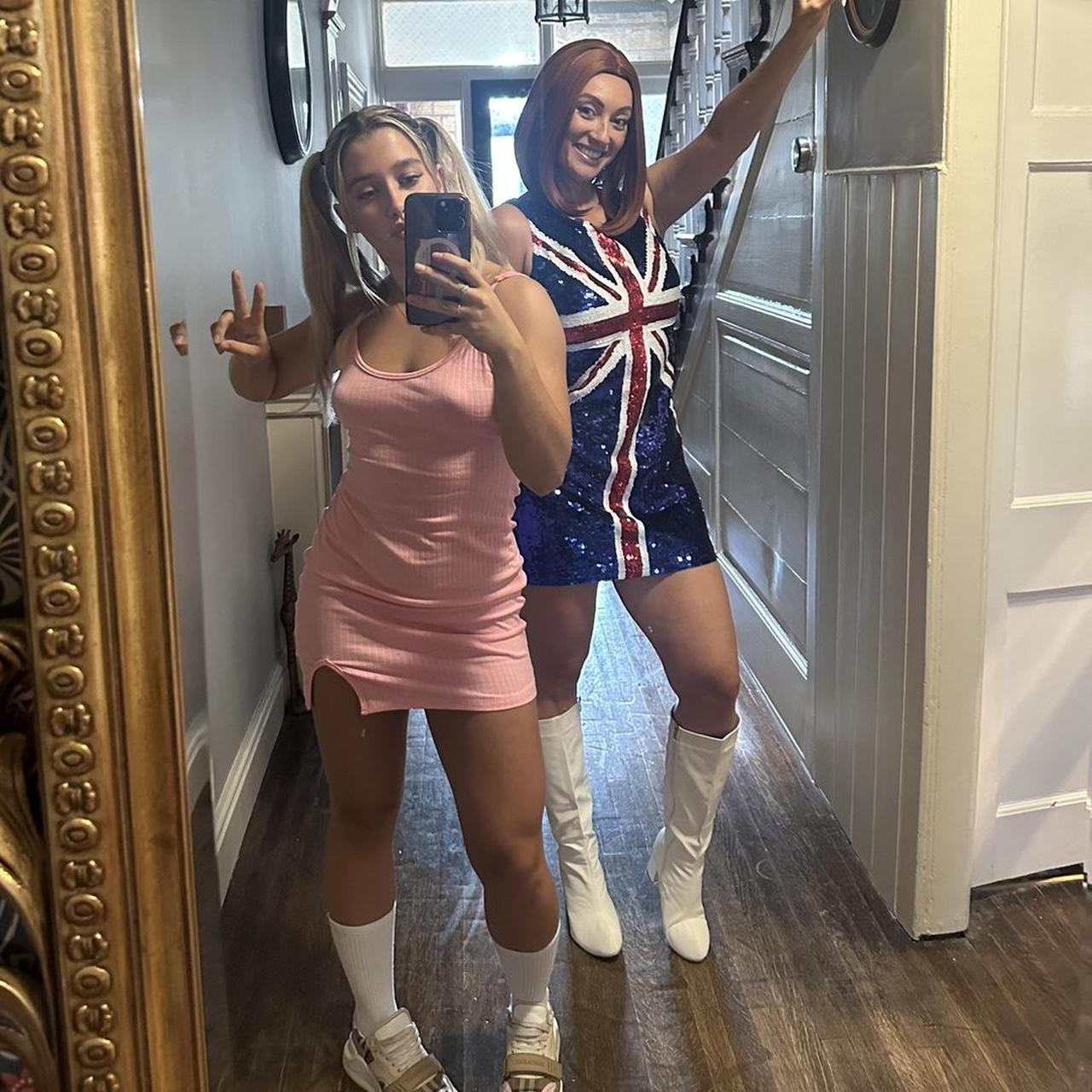 Ginger spice outfit/ fancy dress. Includes ginger... Depop