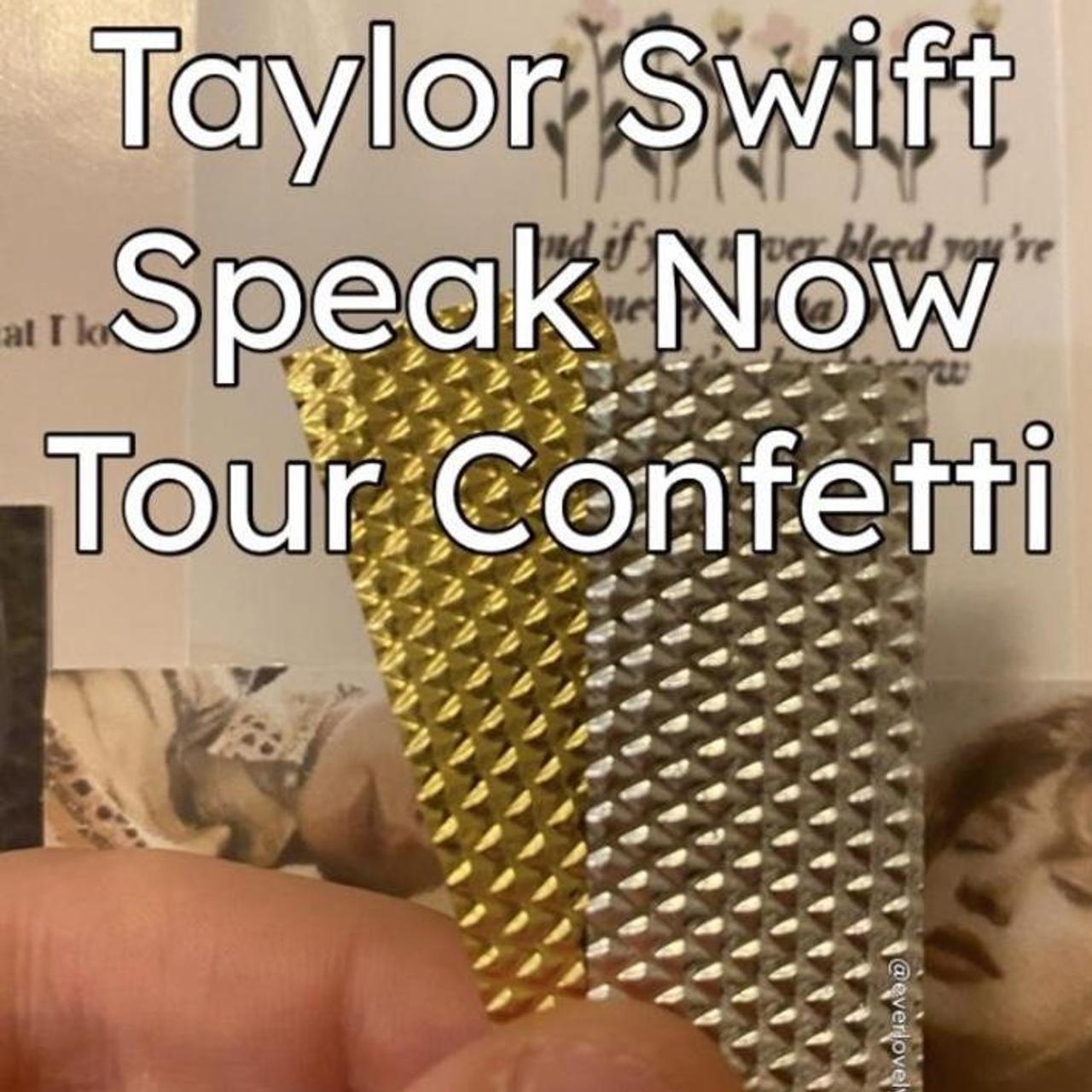 Taylor Swift Speak Now Tour Confetti Selling for 2... Depop
