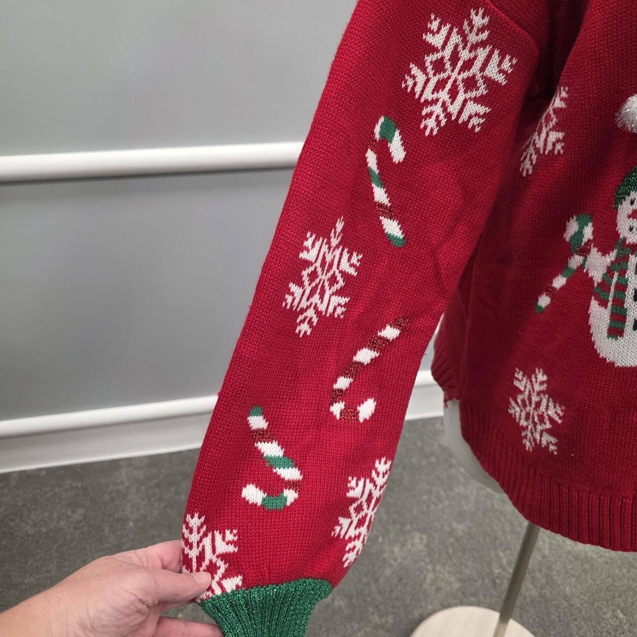 Jane Shilton Women's Sweater - Red/Multi - XL – R… - image 4