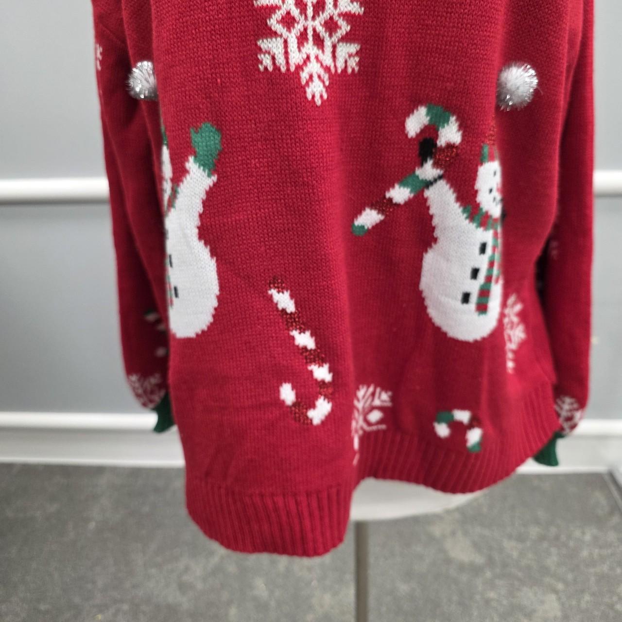 Jane Shilton Women's Sweater - Red/Multi - XL – R… - image 3