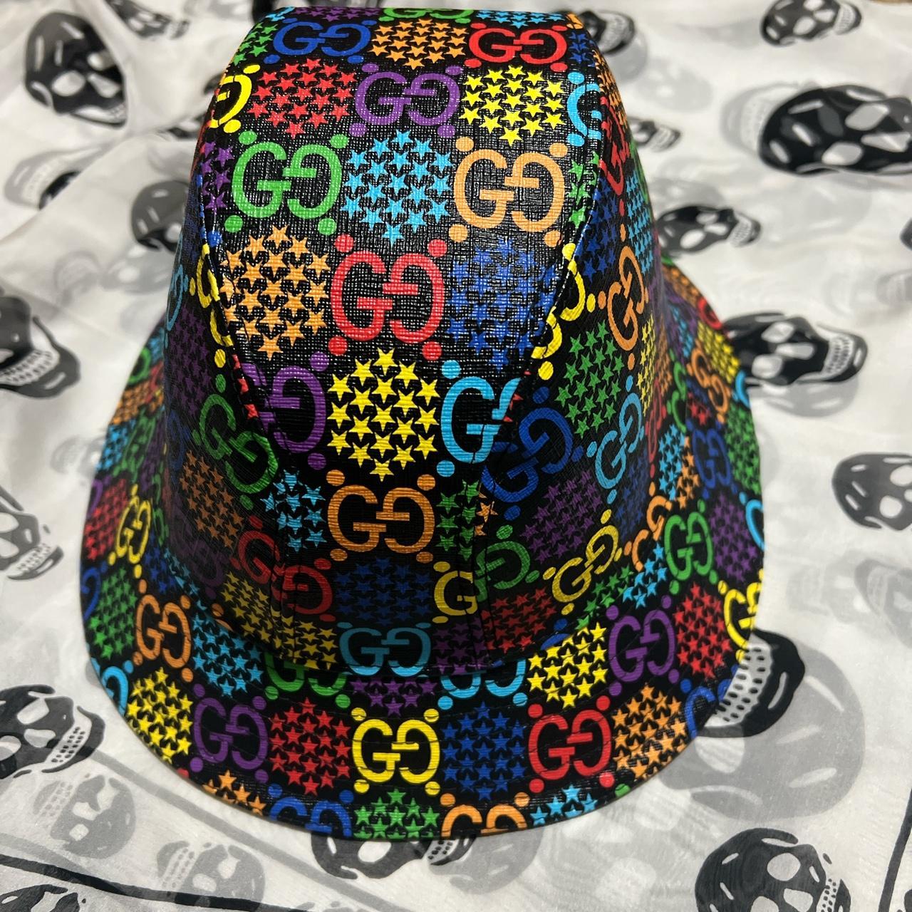 Gucci rainbow discount bucket hat