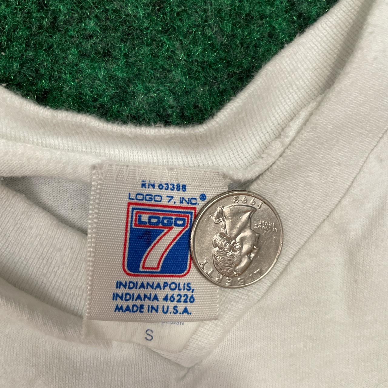 Vintage Logo 7 Miami Dolphins sweatshirt in white. - Depop