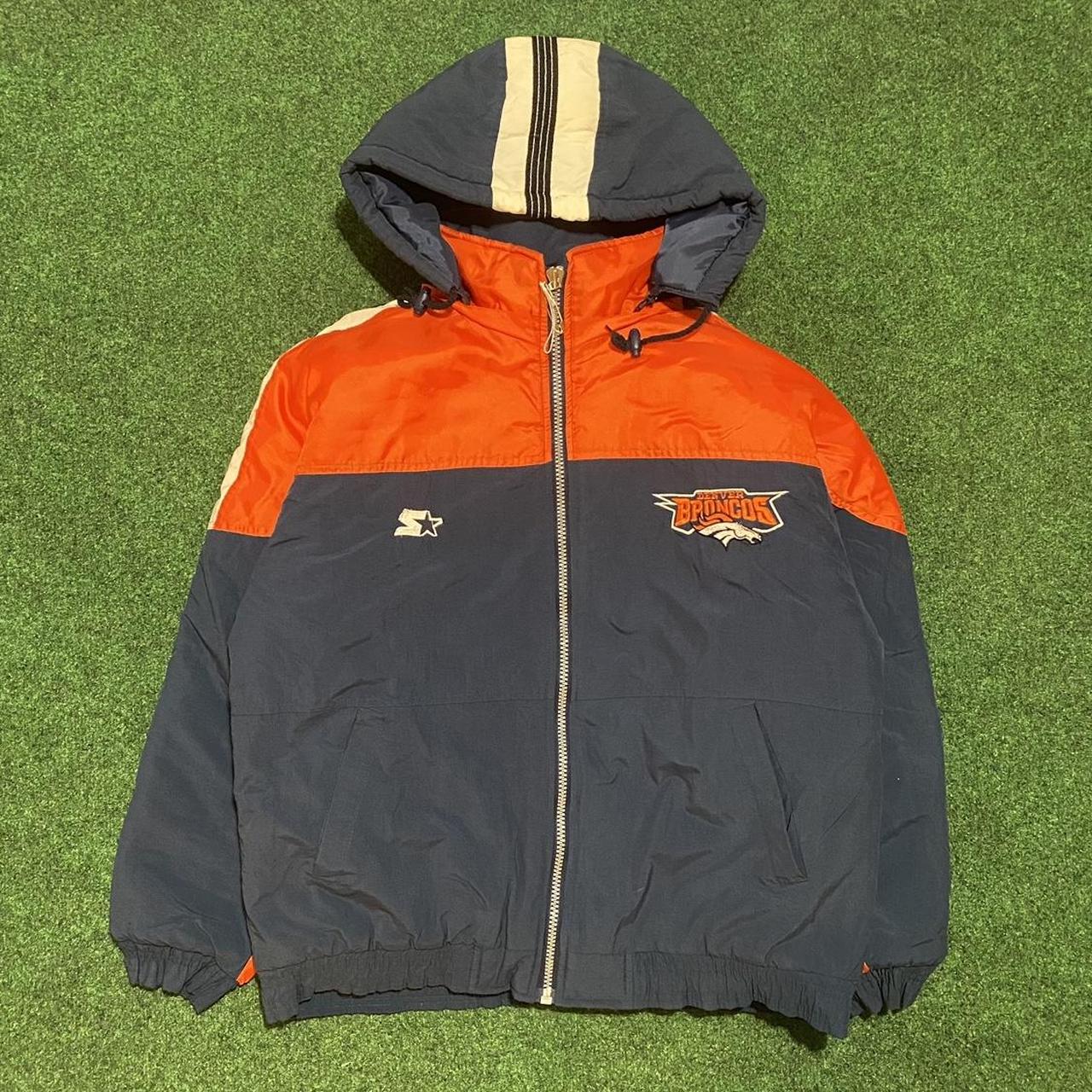 Vintage Denver Broncos Starter Pro Line Jacket -... - Depop