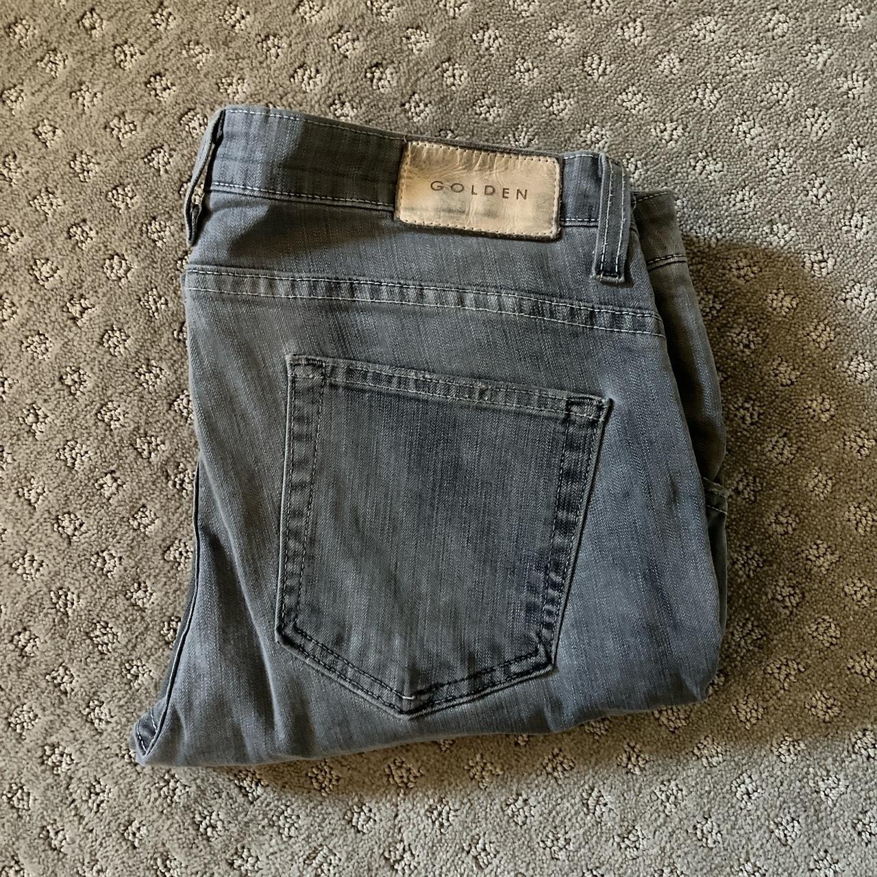 Golden denim jeans sz - Depop